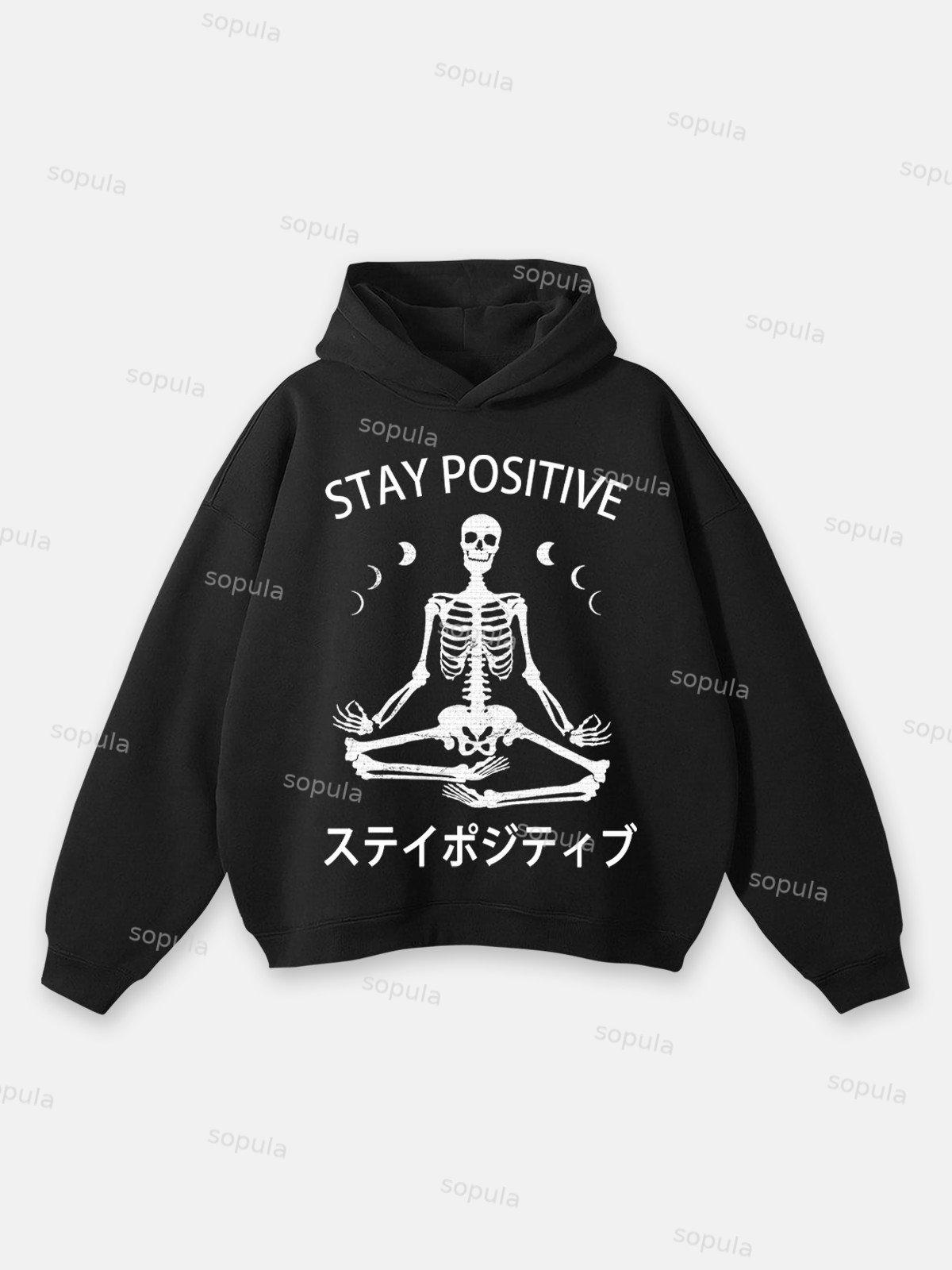 Sopula All We Need Is Love Graphic Print Hoodie Product Image