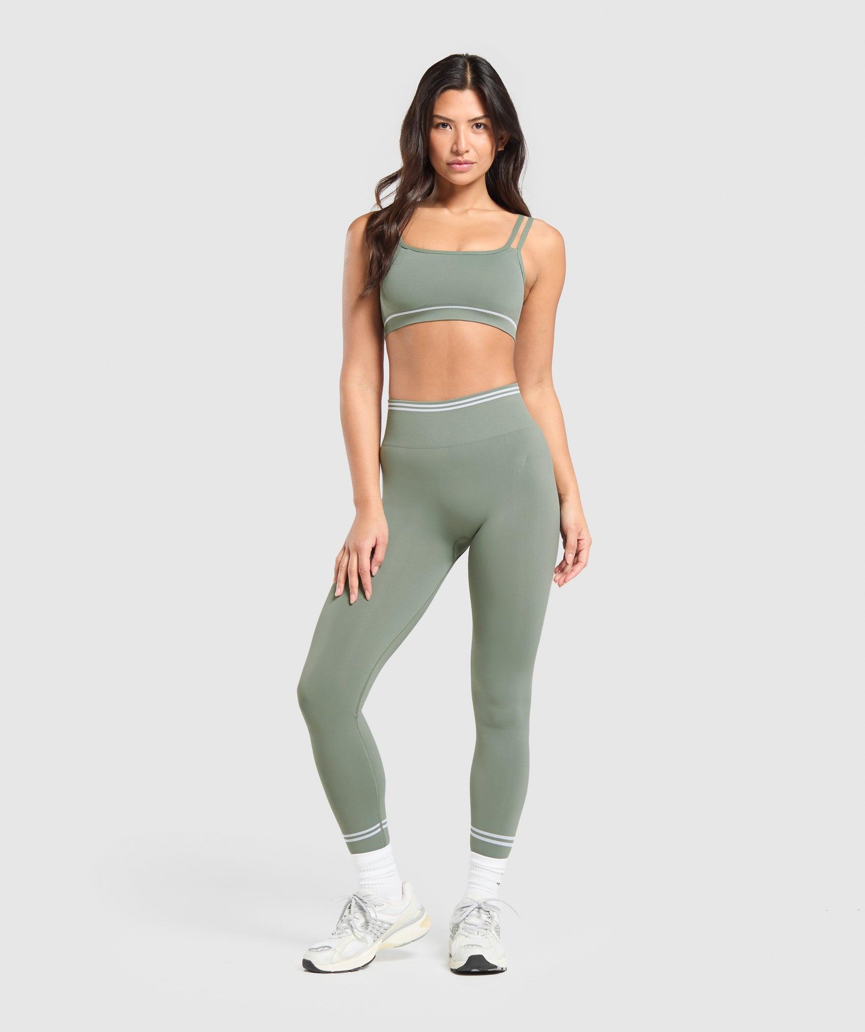Contrast Seamless Sports Bra Product Image