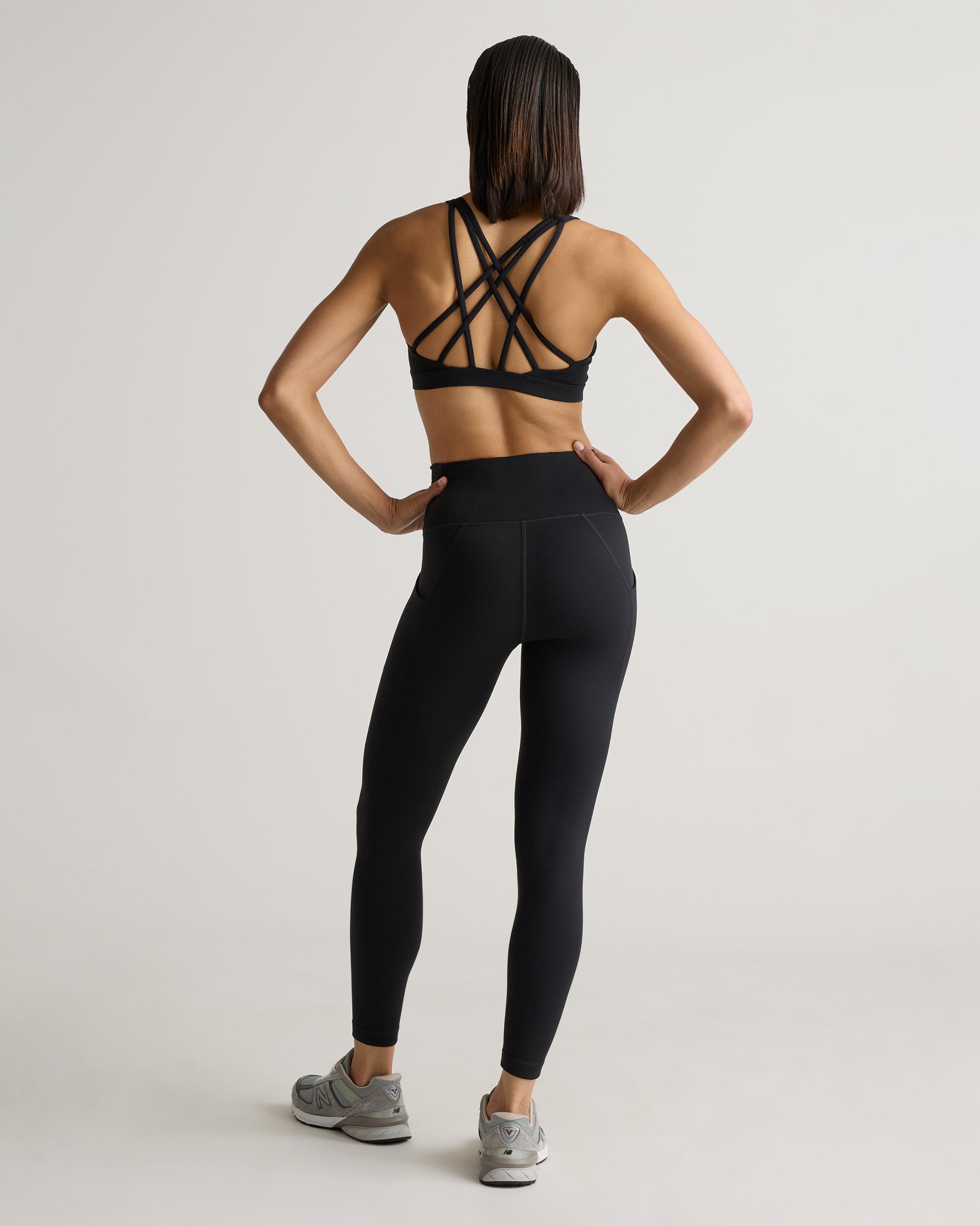 Quince | Women's Power-Up Strappy Sports Bra Nylon/Spandex Product Image