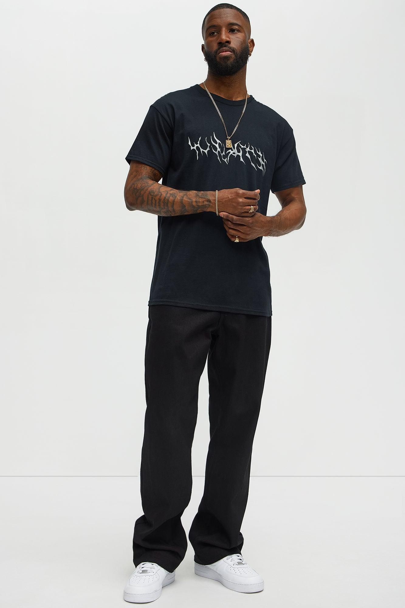 Winged Wraith Short Sleeve Tee - Black Male Product Image