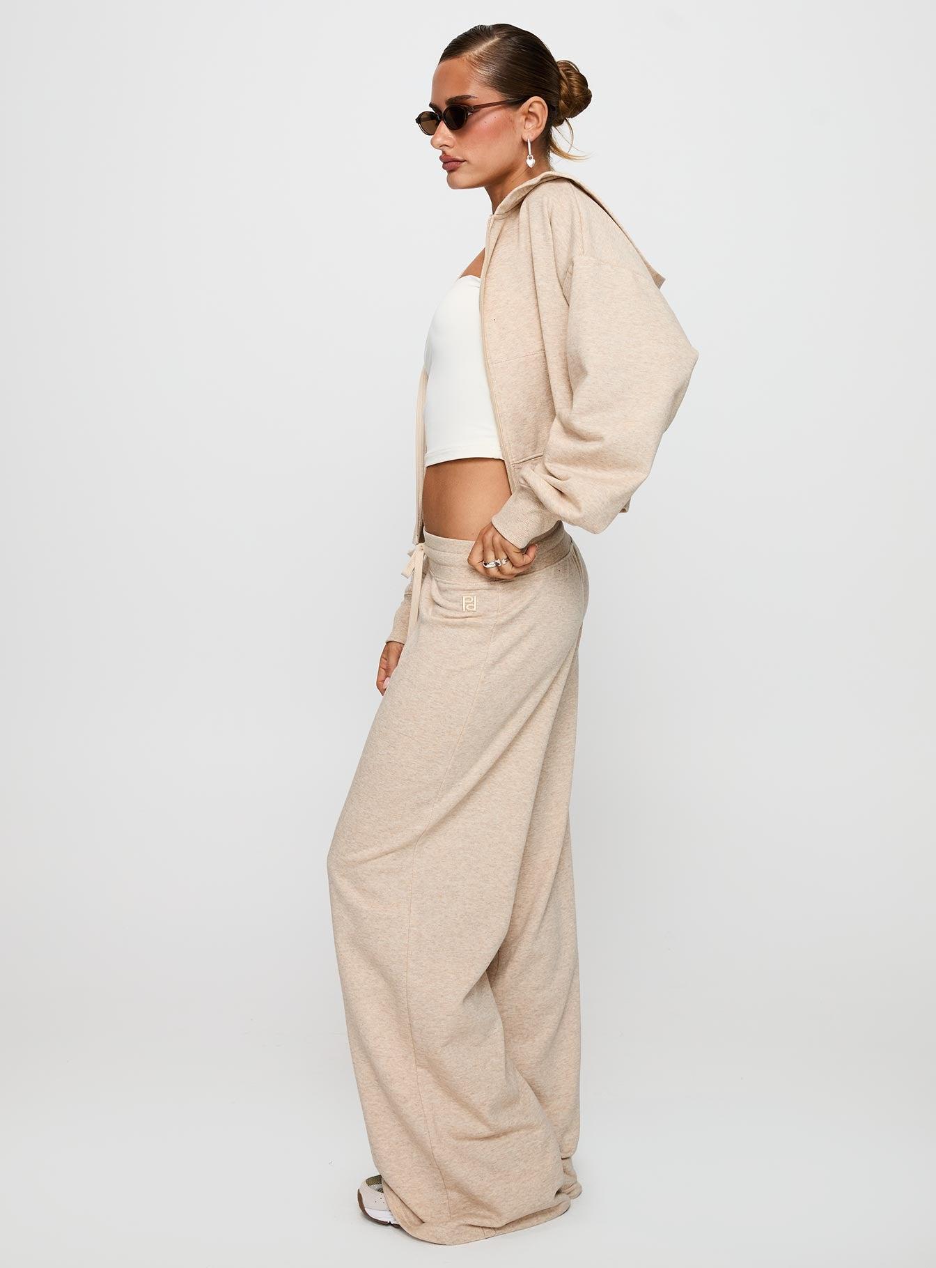 Mindful Low Rise Pant Oat Marle Product Image