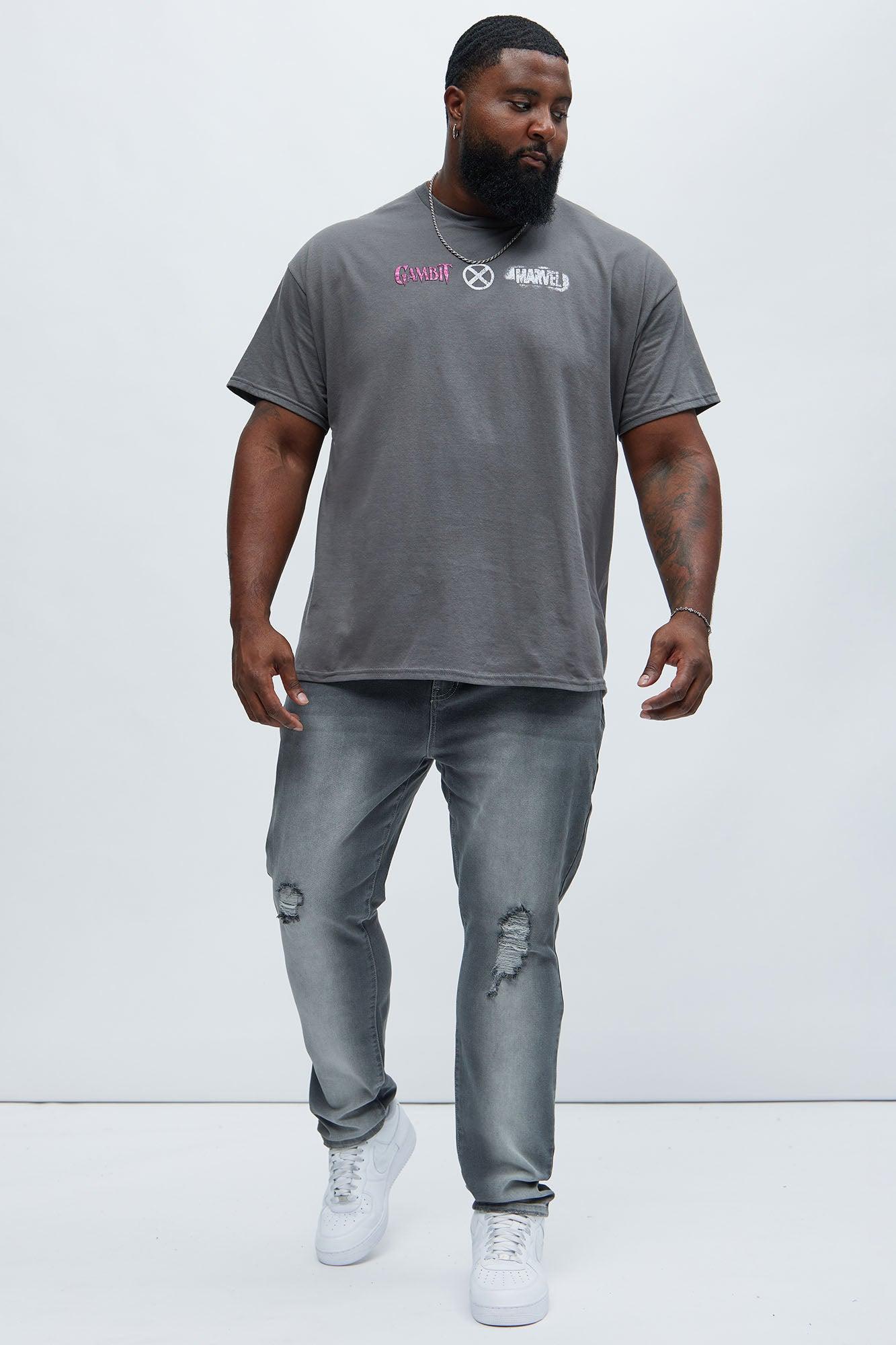 X Men Gambit 97 Short Sleeve Tee - Charcoal Product Image