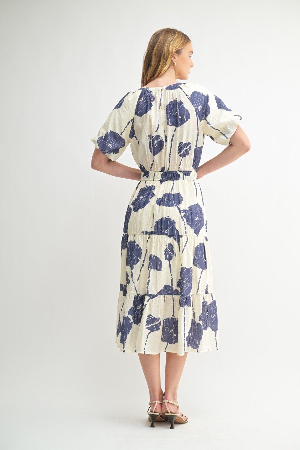 Anemone Balloon Sleeve Dress Product Image