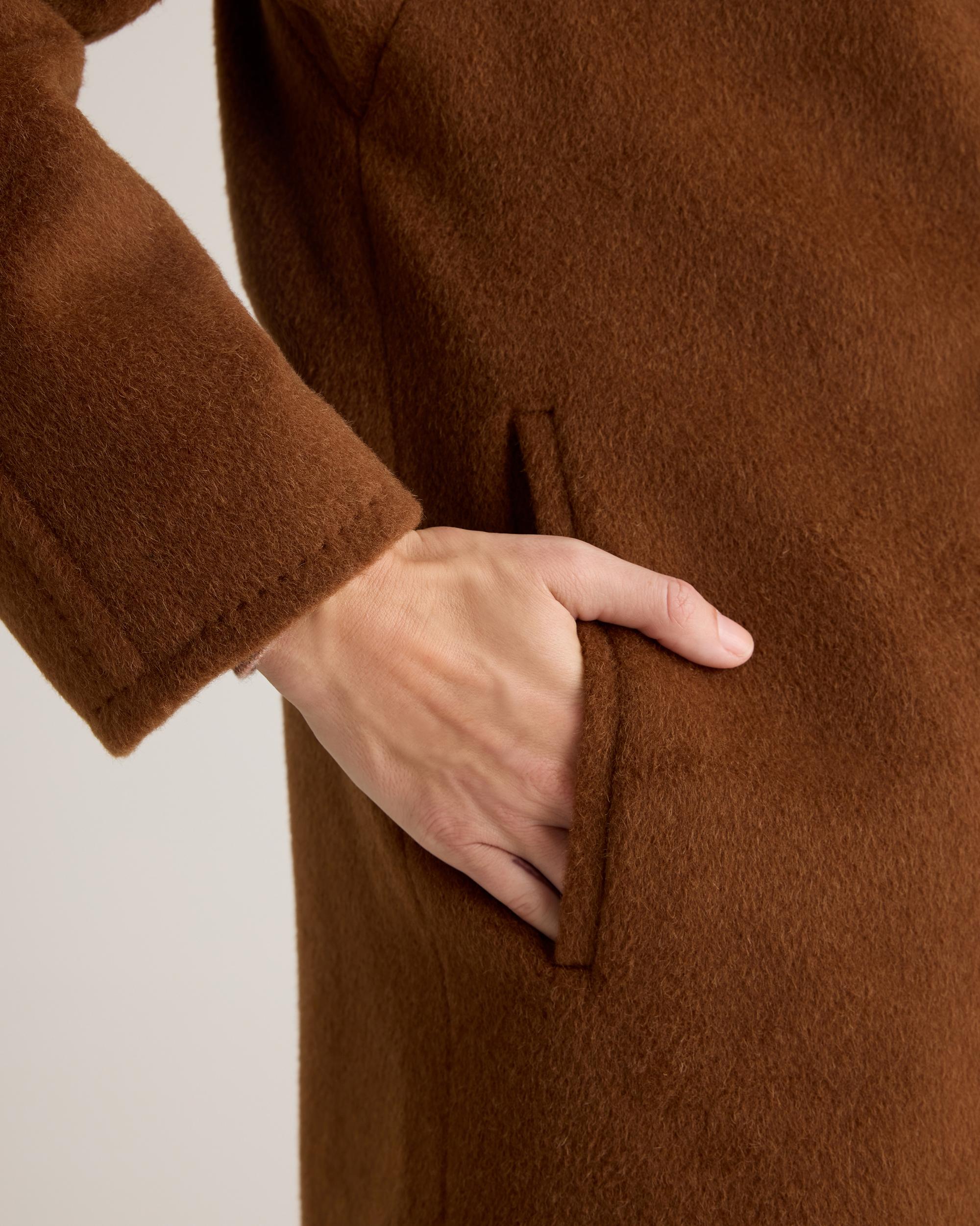 Quince | Women's Camel Hair Double-Breasted Slouch Coat Wool Product Image