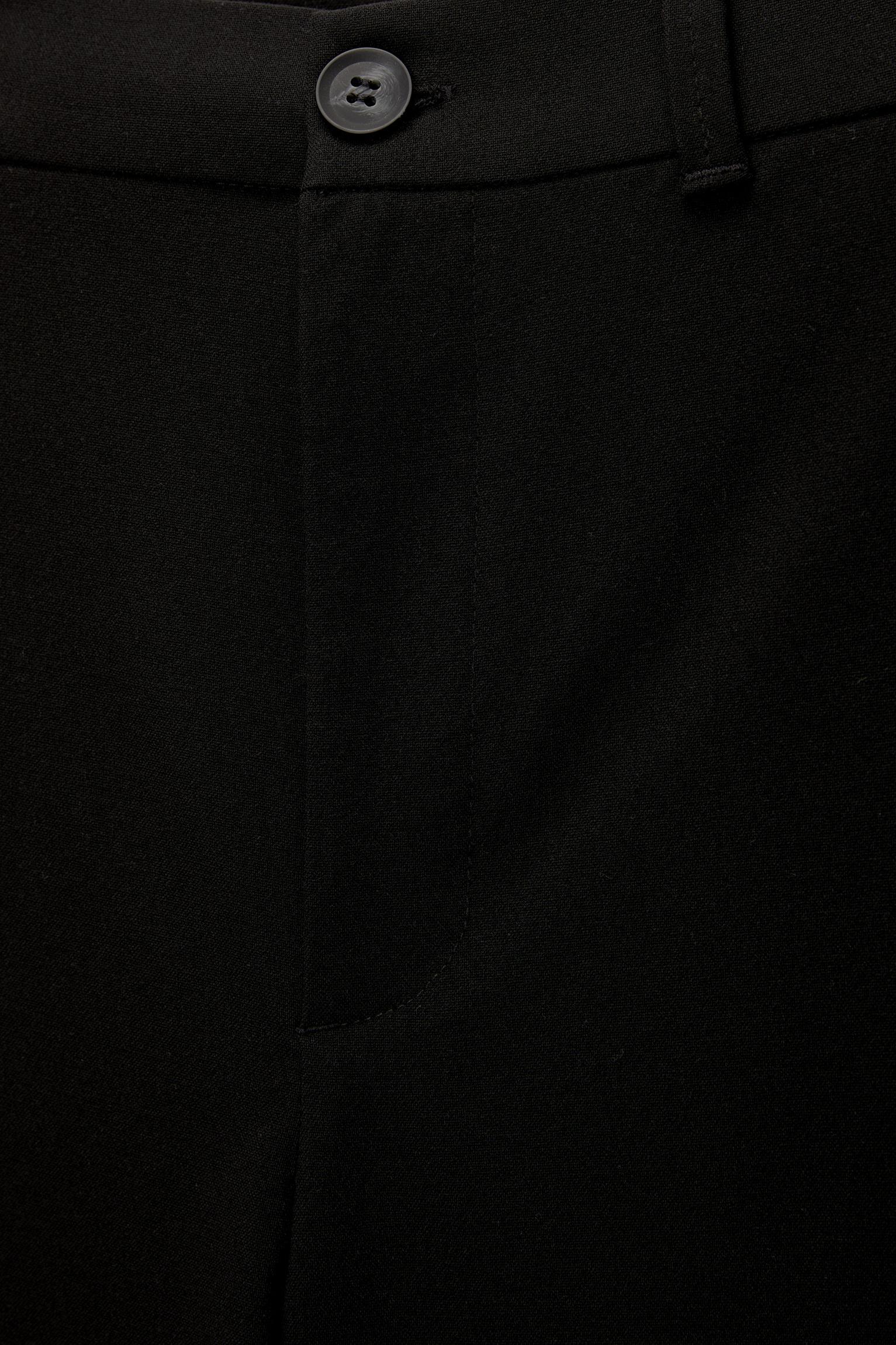 High-waist straight-leg smart pants Product Image