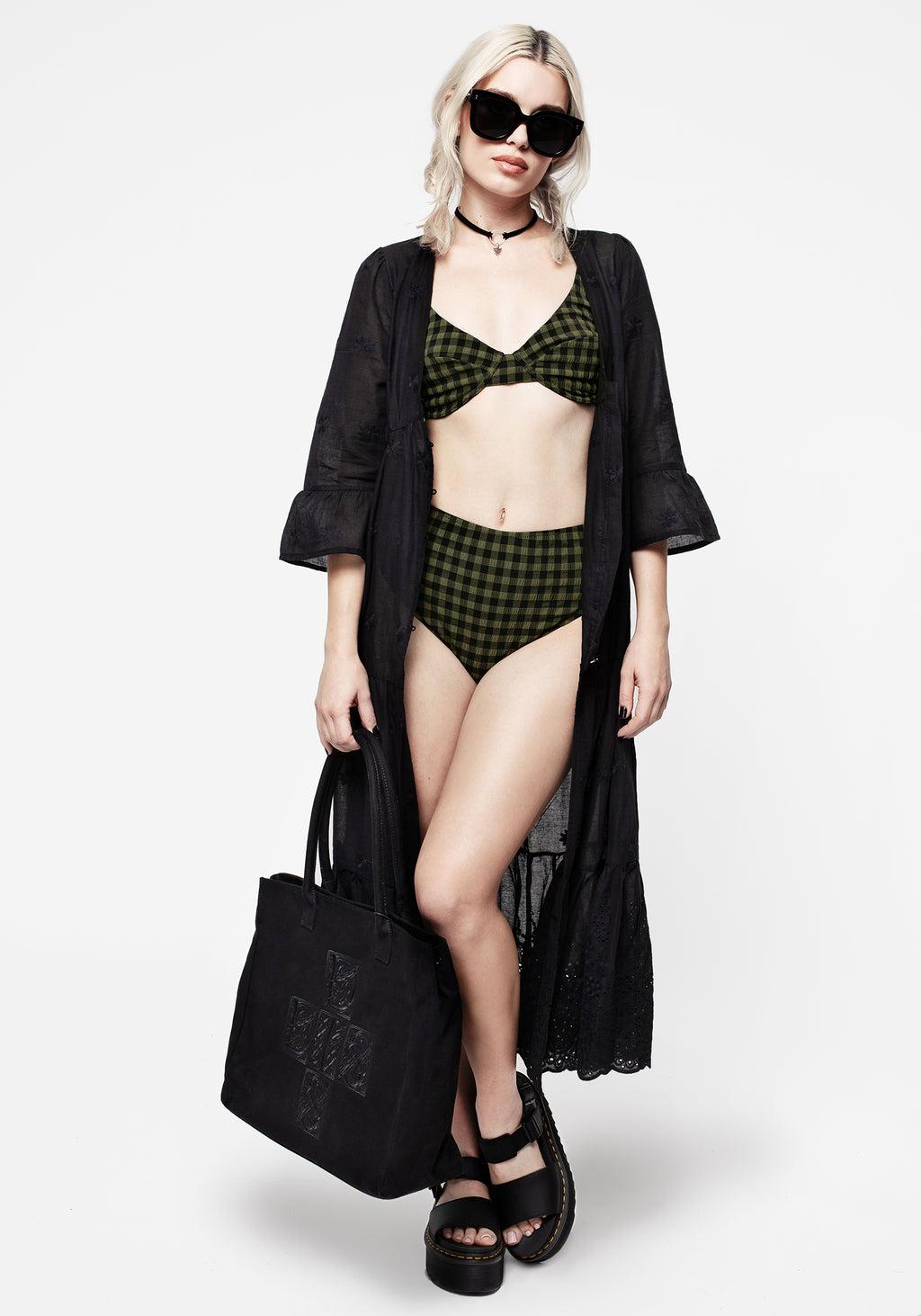 Terra Gingham Underwired Bikini Top Product Image