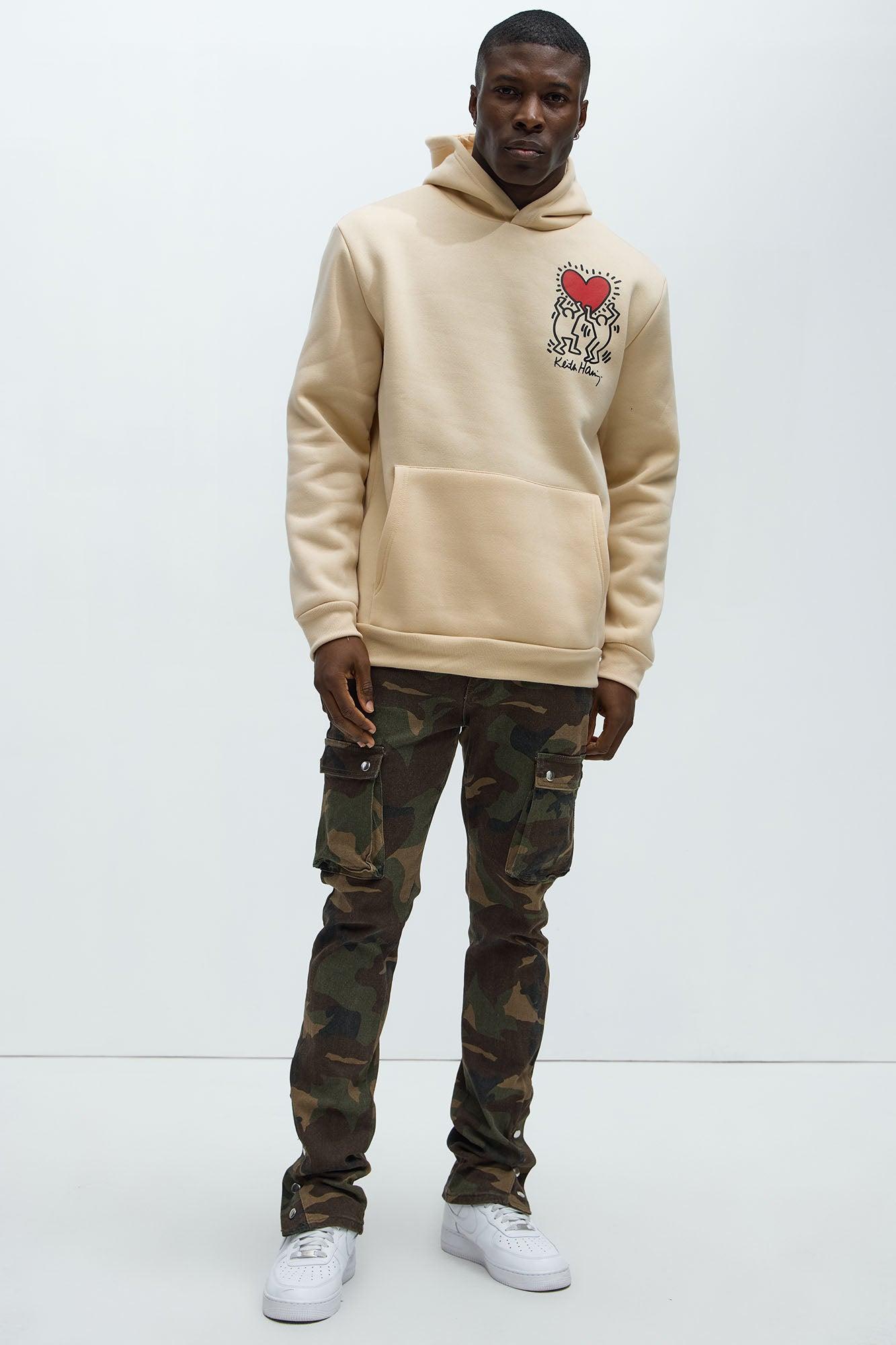 Keith Haring Tree Hoodie - Khaki Product Image