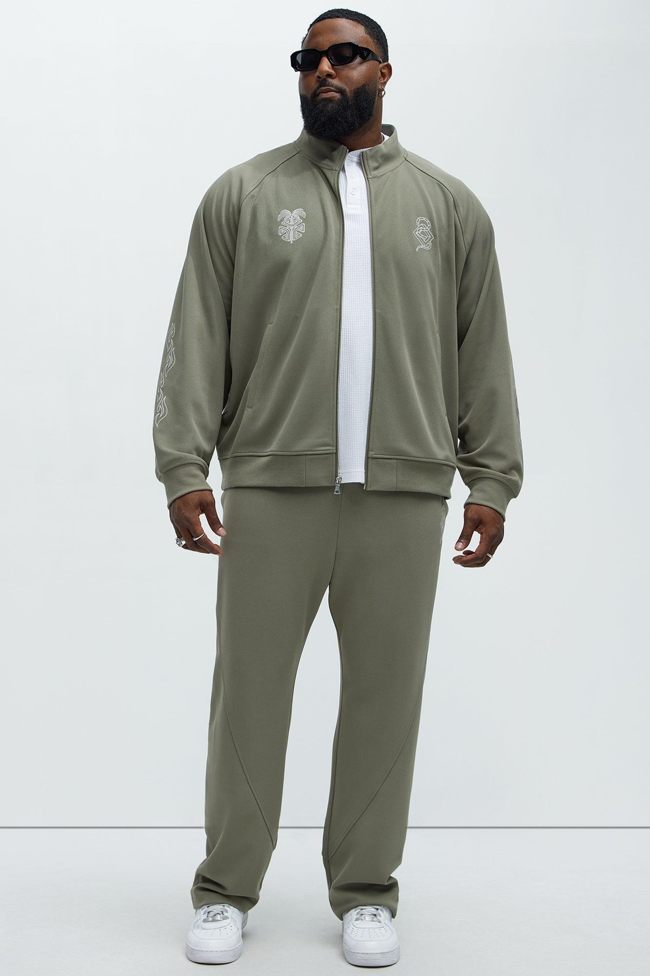 Bliss Track Jacket - Green Product Image