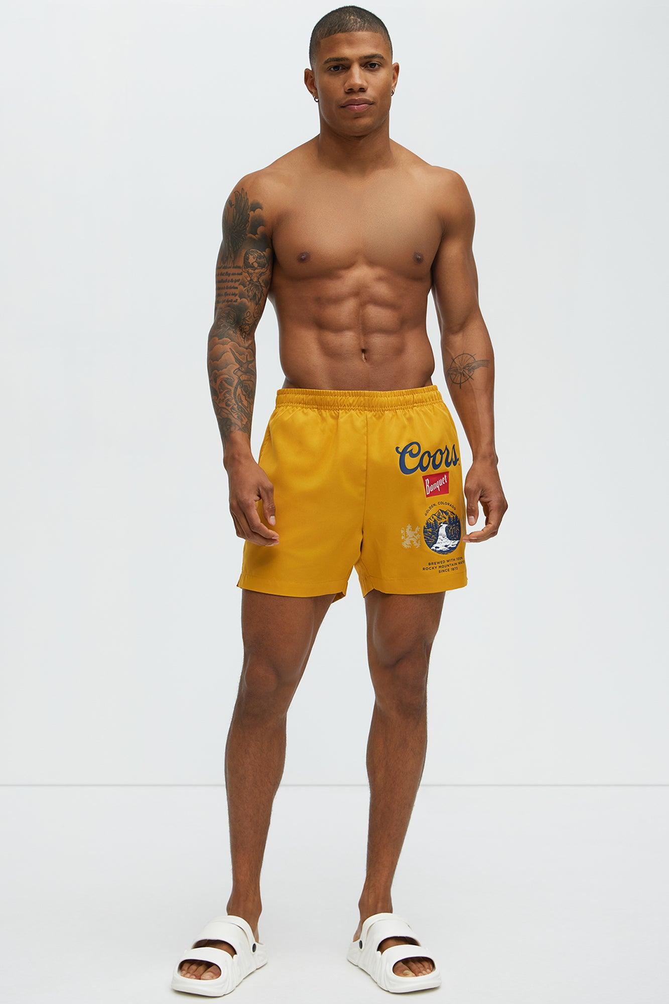 Coors Rocky Mountain Swim Classic Trunk - Yellow Male Product Image