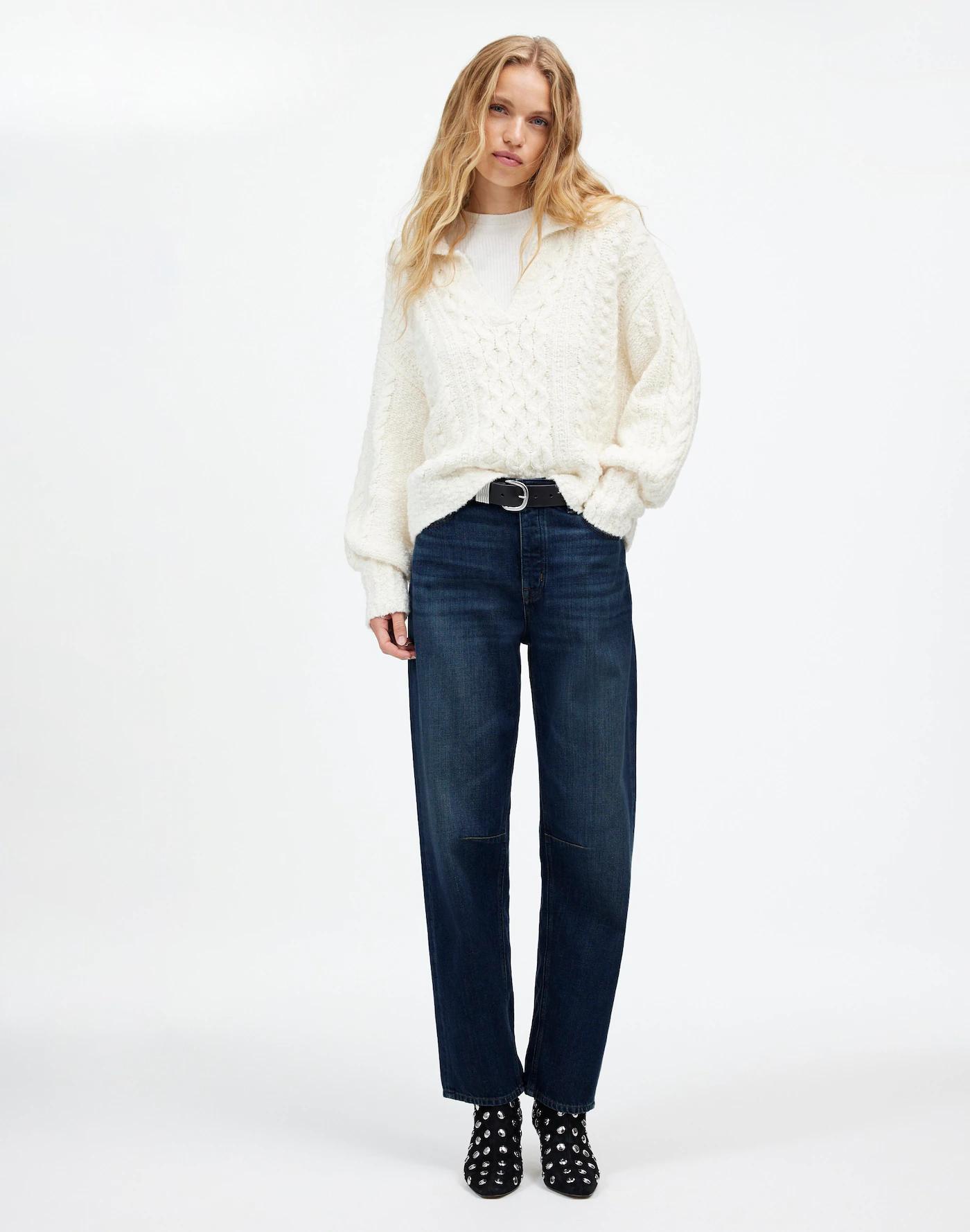 The Tall Darted Barrel-Leg Jean: Softdrape Edition Product Image