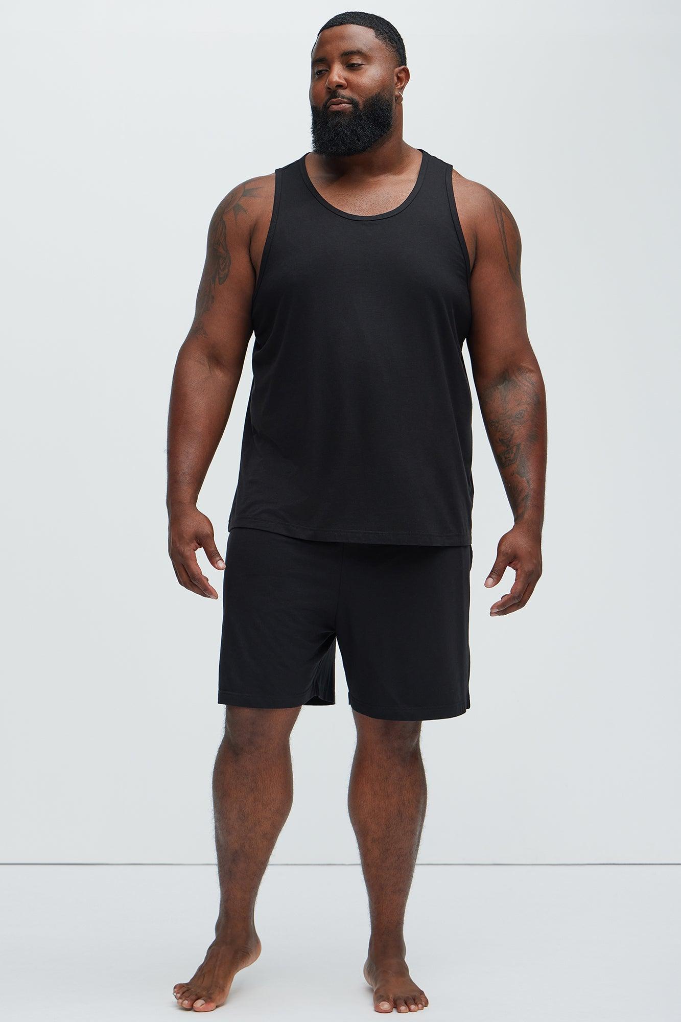 Essential Modal Lounge Shorts - Black Product Image