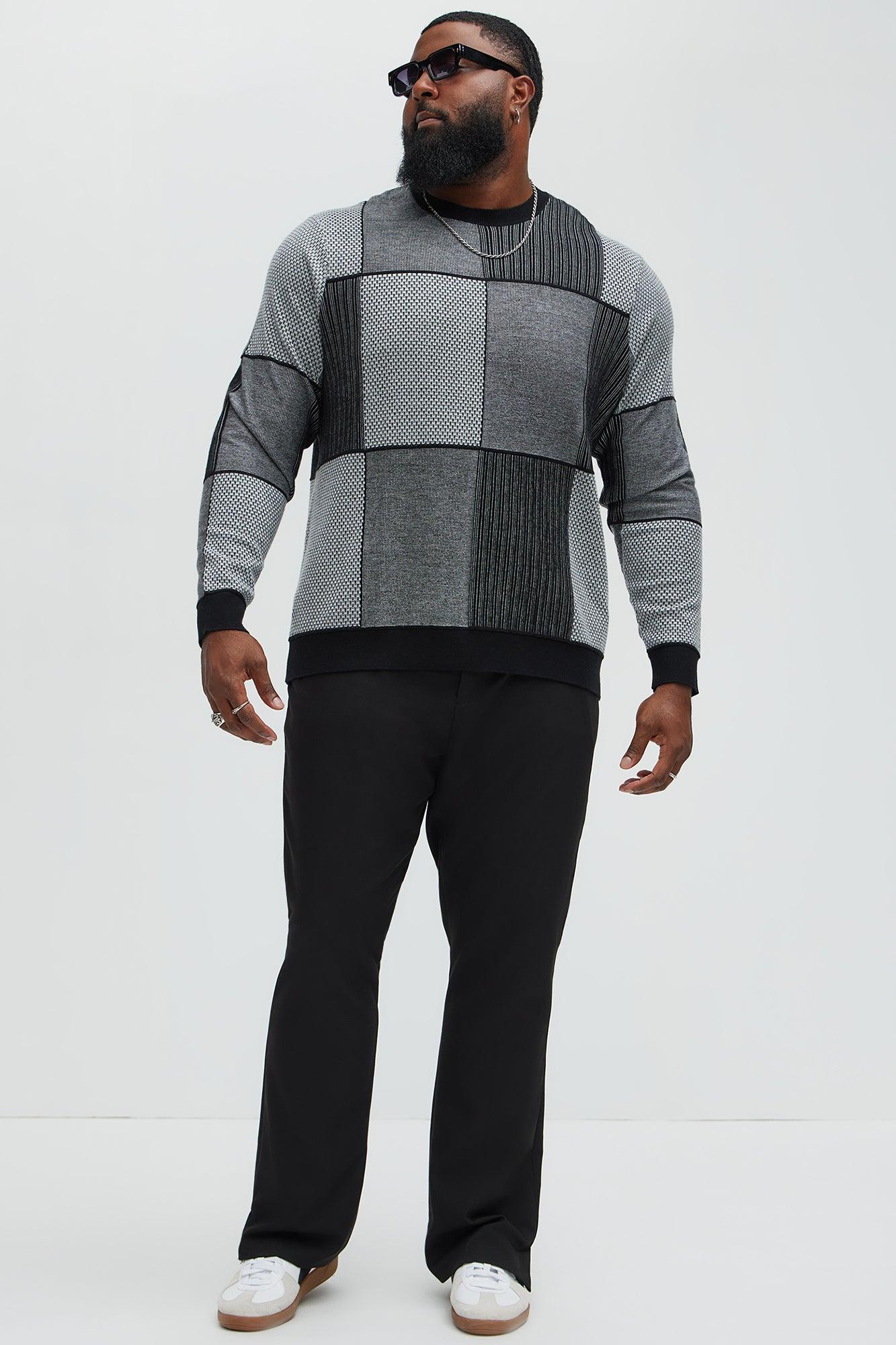 Better And Better Crewneck Sweater - Black/combo Male Product Image