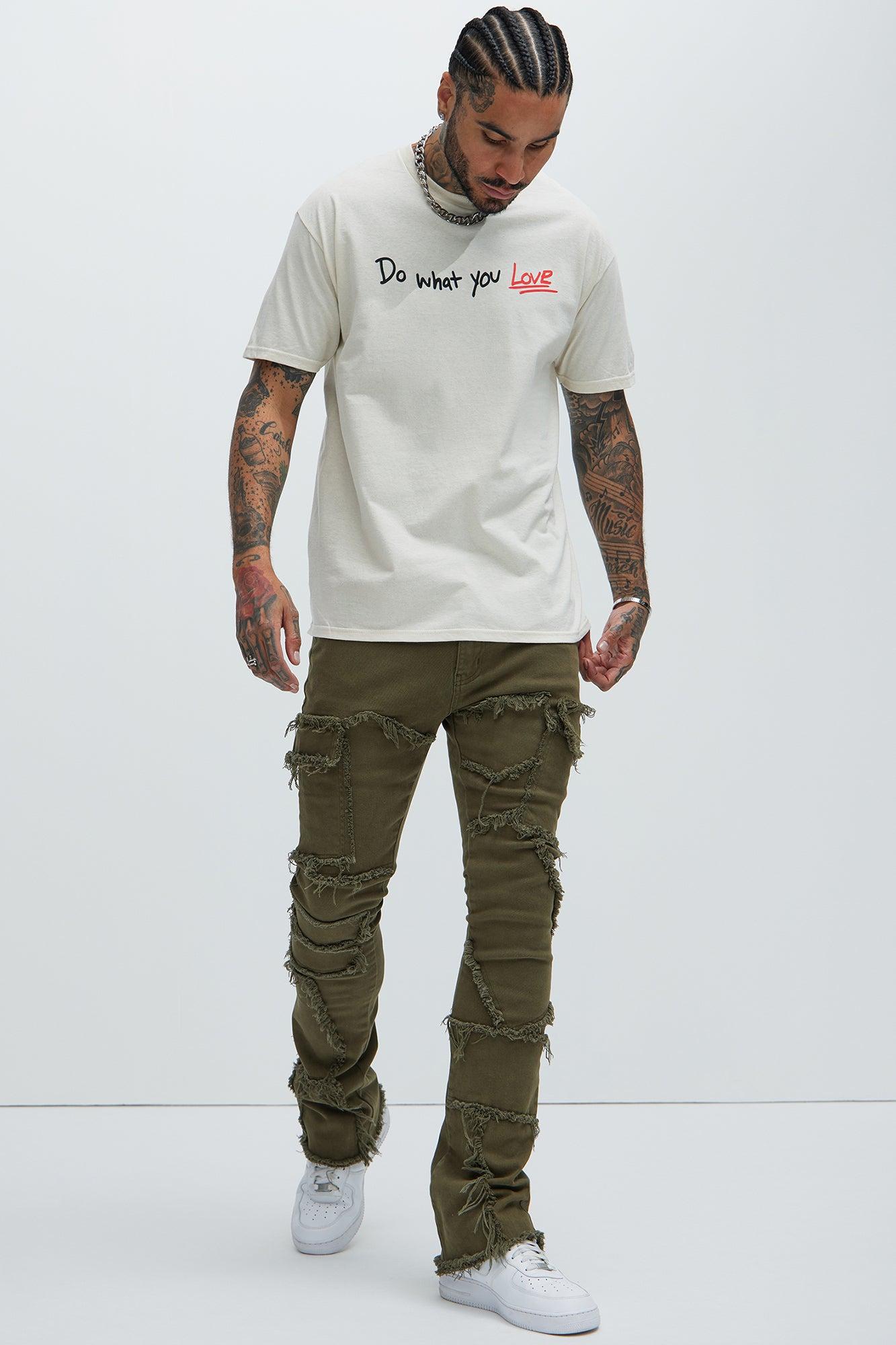 Do What You Love Short Sleeve Tee - Cream Product Image