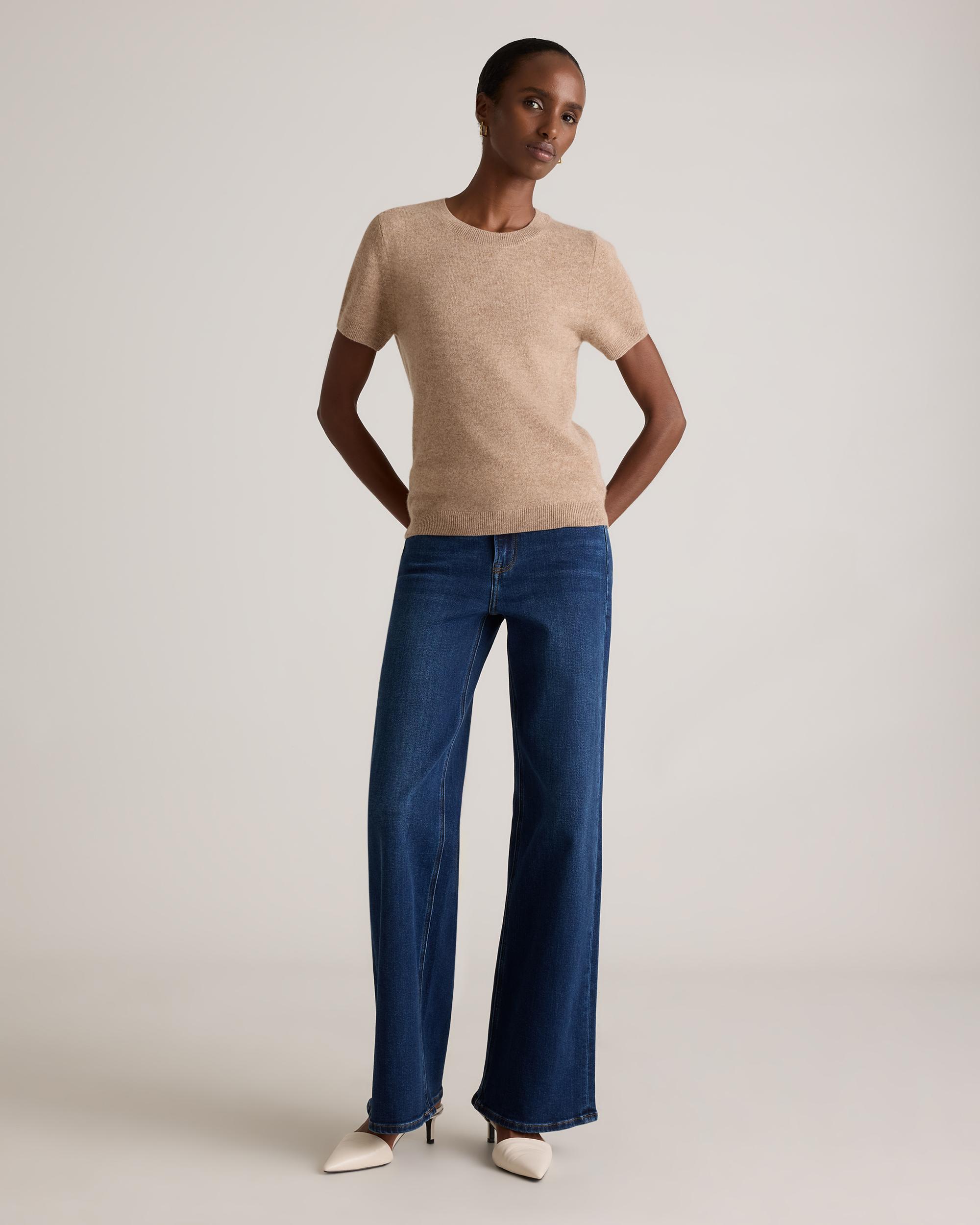 Quince | Women's Mongolian Cashmere T-Shirt Product Image