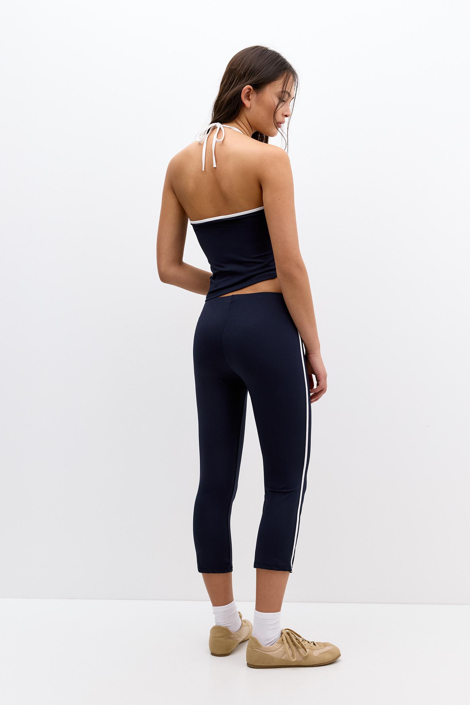 Leggings with contrast trims Product Image