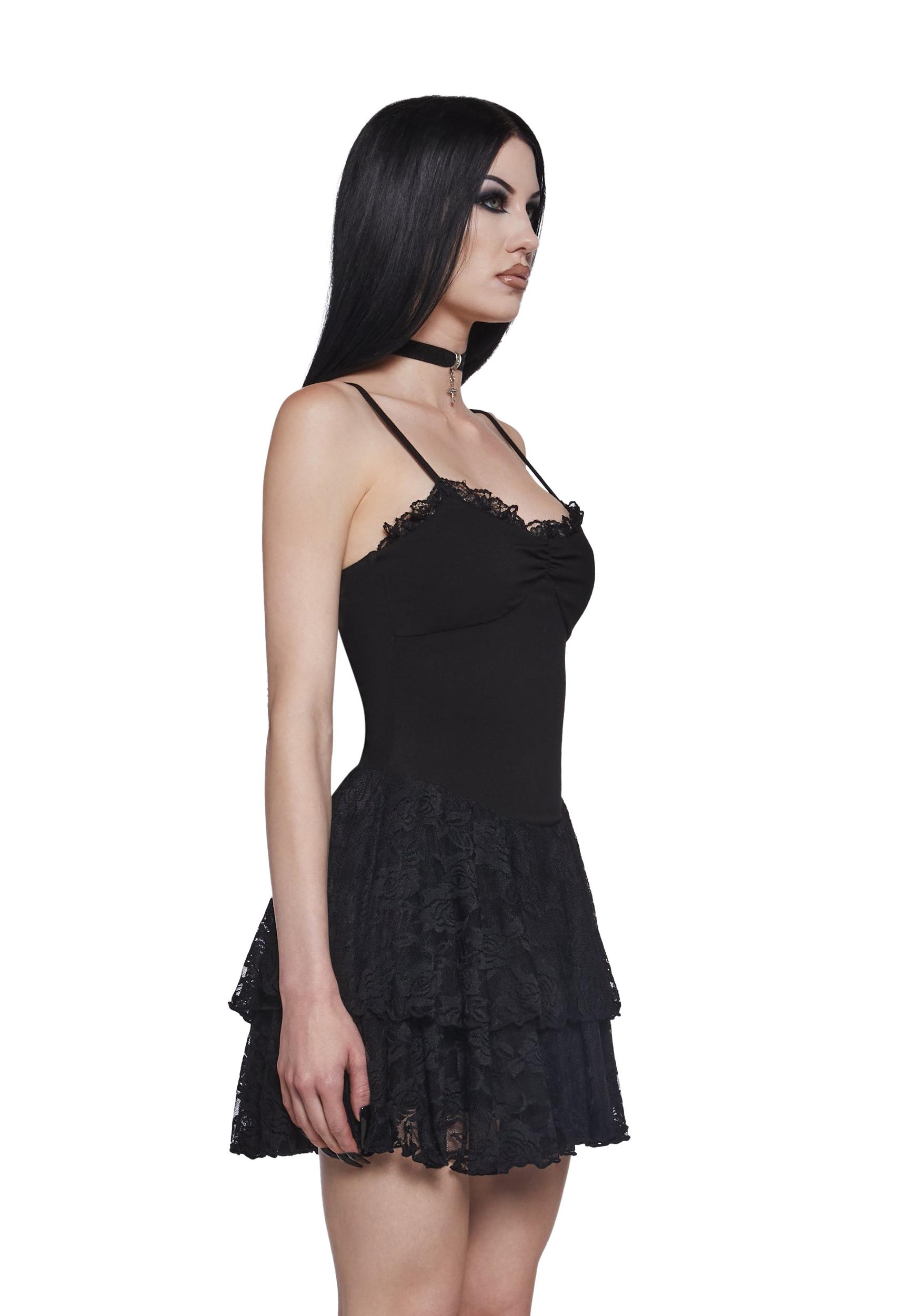 Captivating Horror Mini Dress Product Image