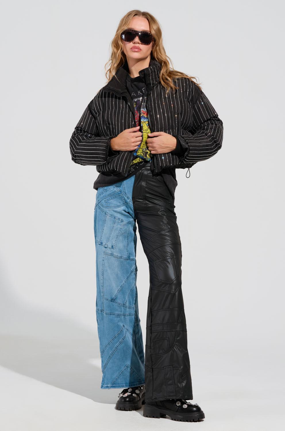 COME THIS WAY EMBELLISHED PUFFER COAT Product Image