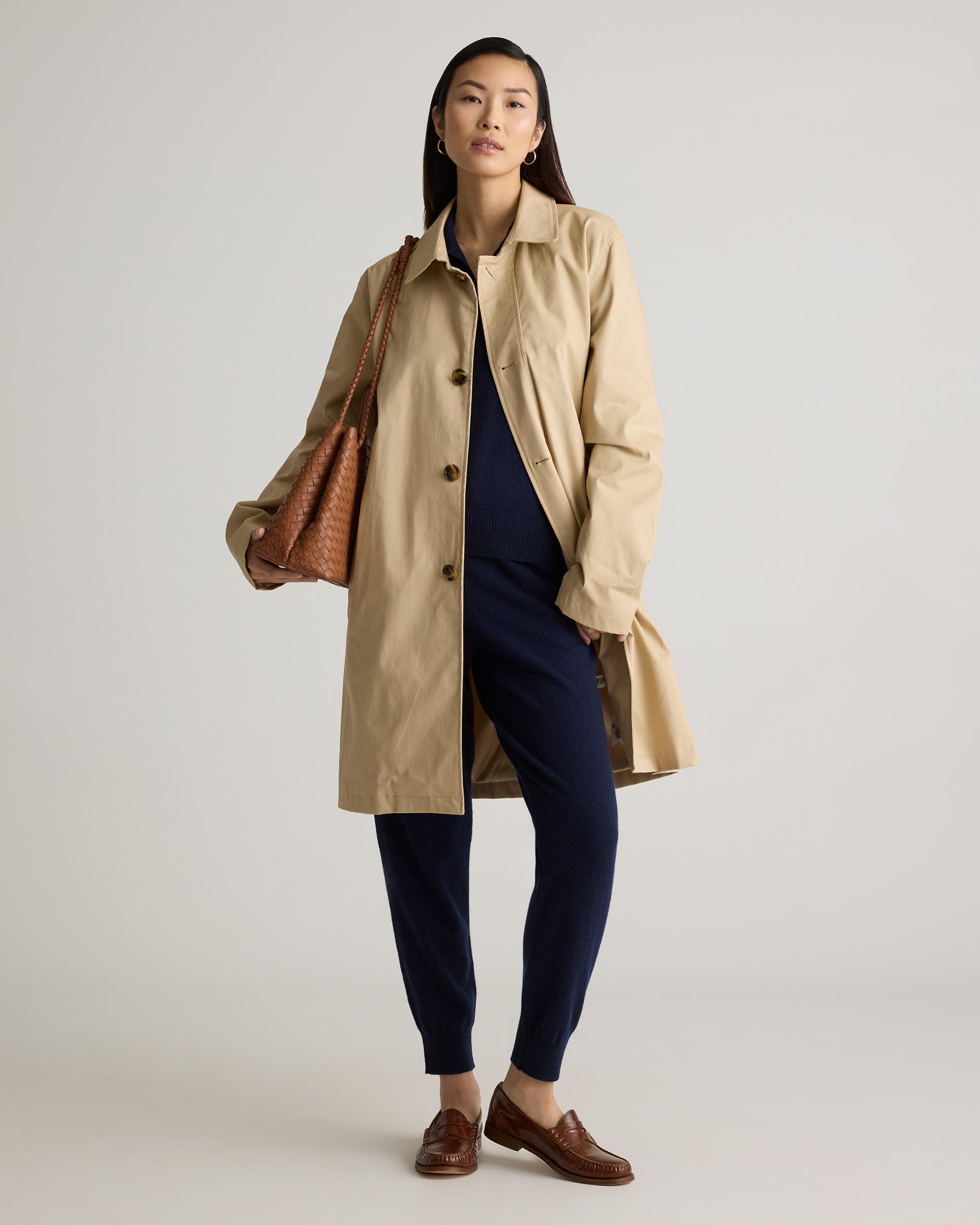 Quince | Women's Mongolian Cashmere Polo Sweater Size XL Product Image