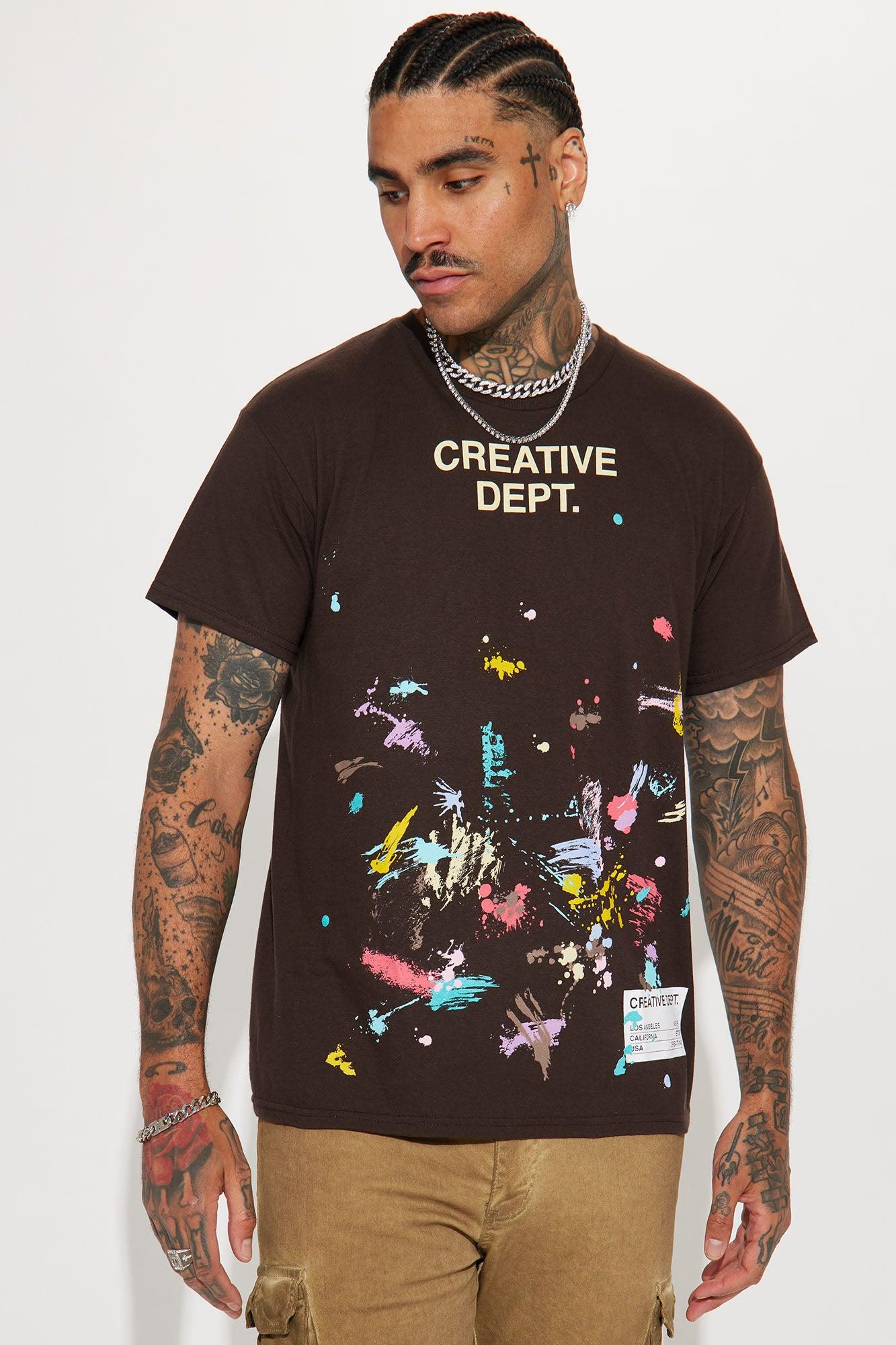 Creative Dept Short Sleeve Tee - Brown Product Image