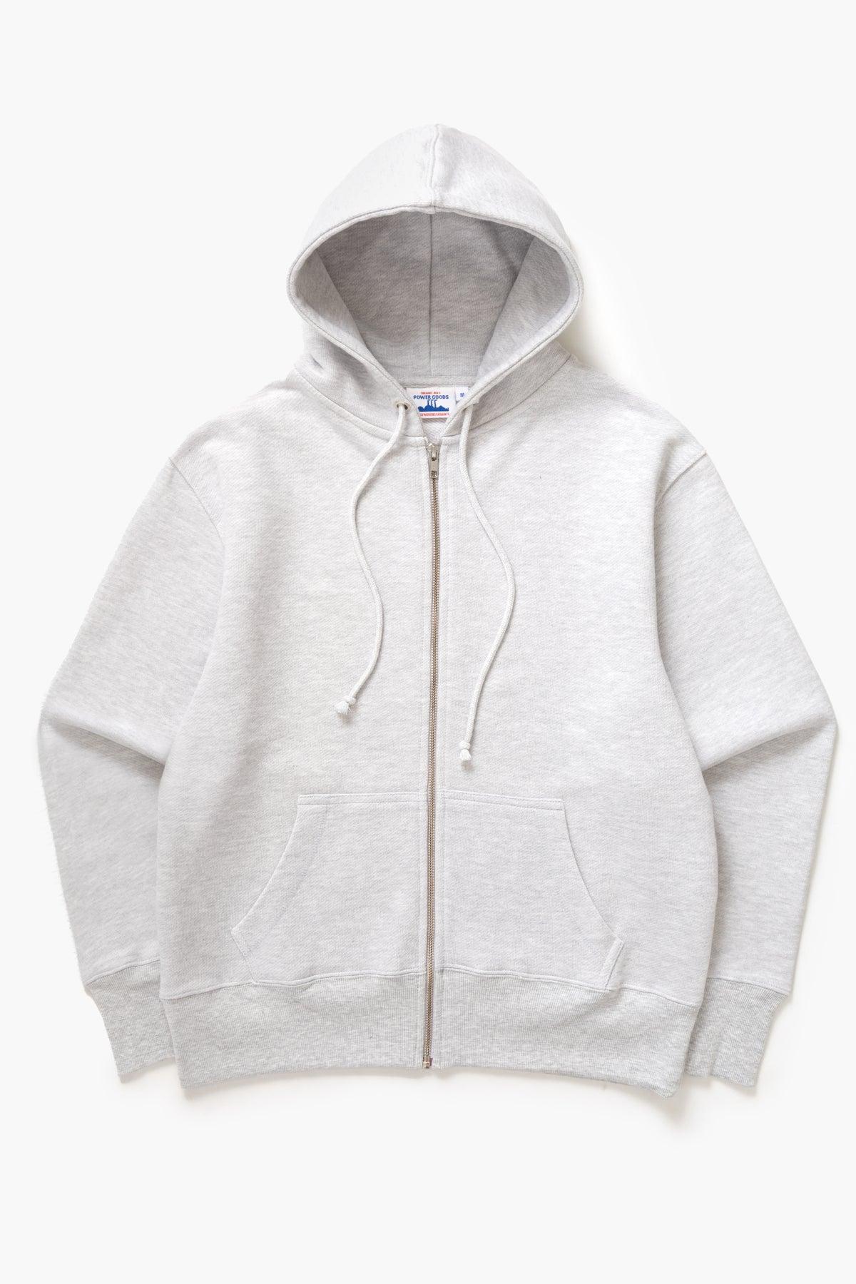 Power Goods - Loopback Zip Hoodie - Ash Product Image