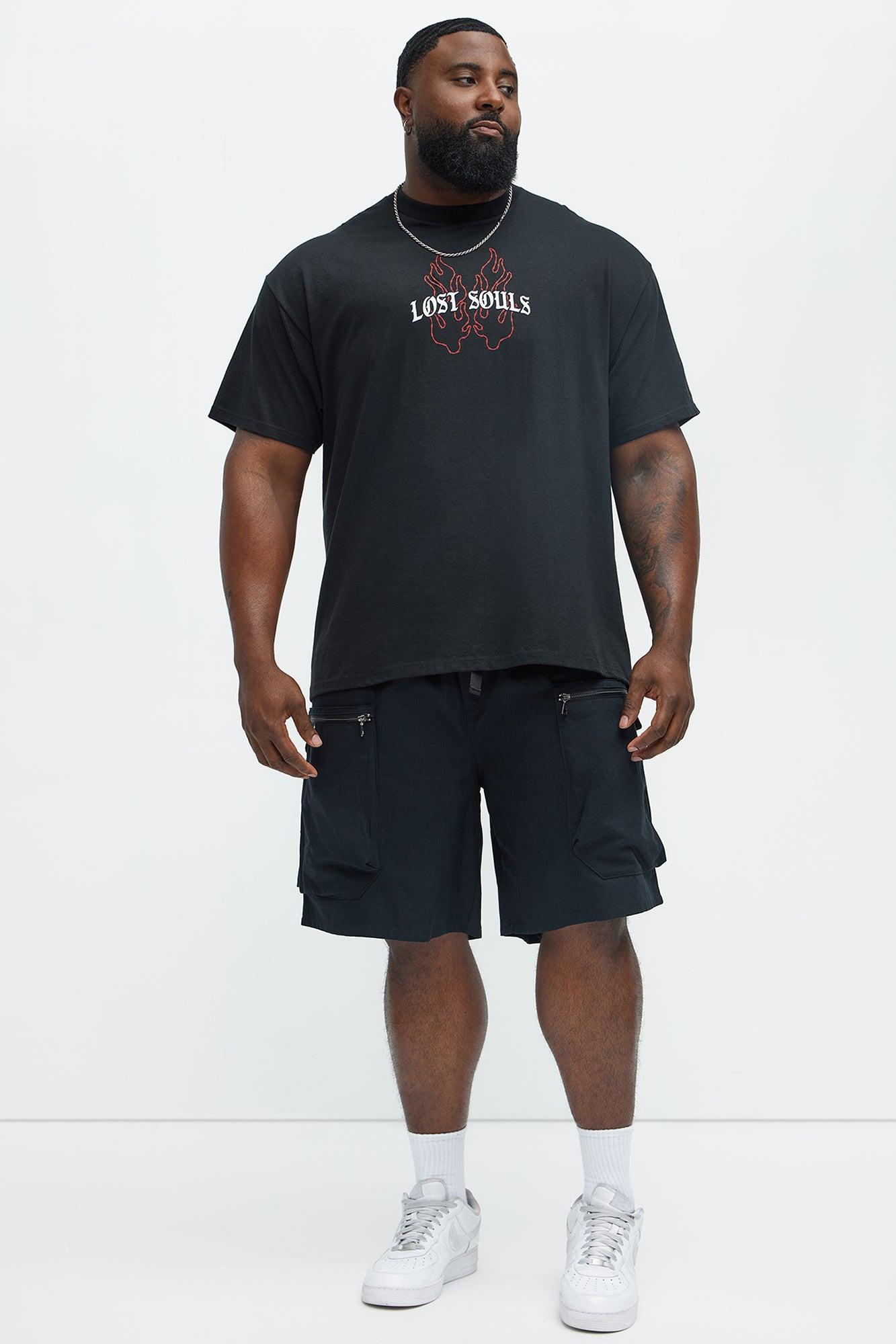 Lost Souls Find Grace Short Sleeve Tee - Black Product Image