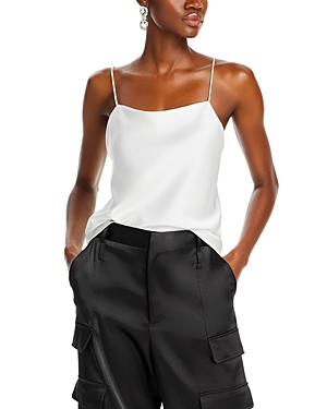 Womens Harmon Draped Satin Tank Top Product Image