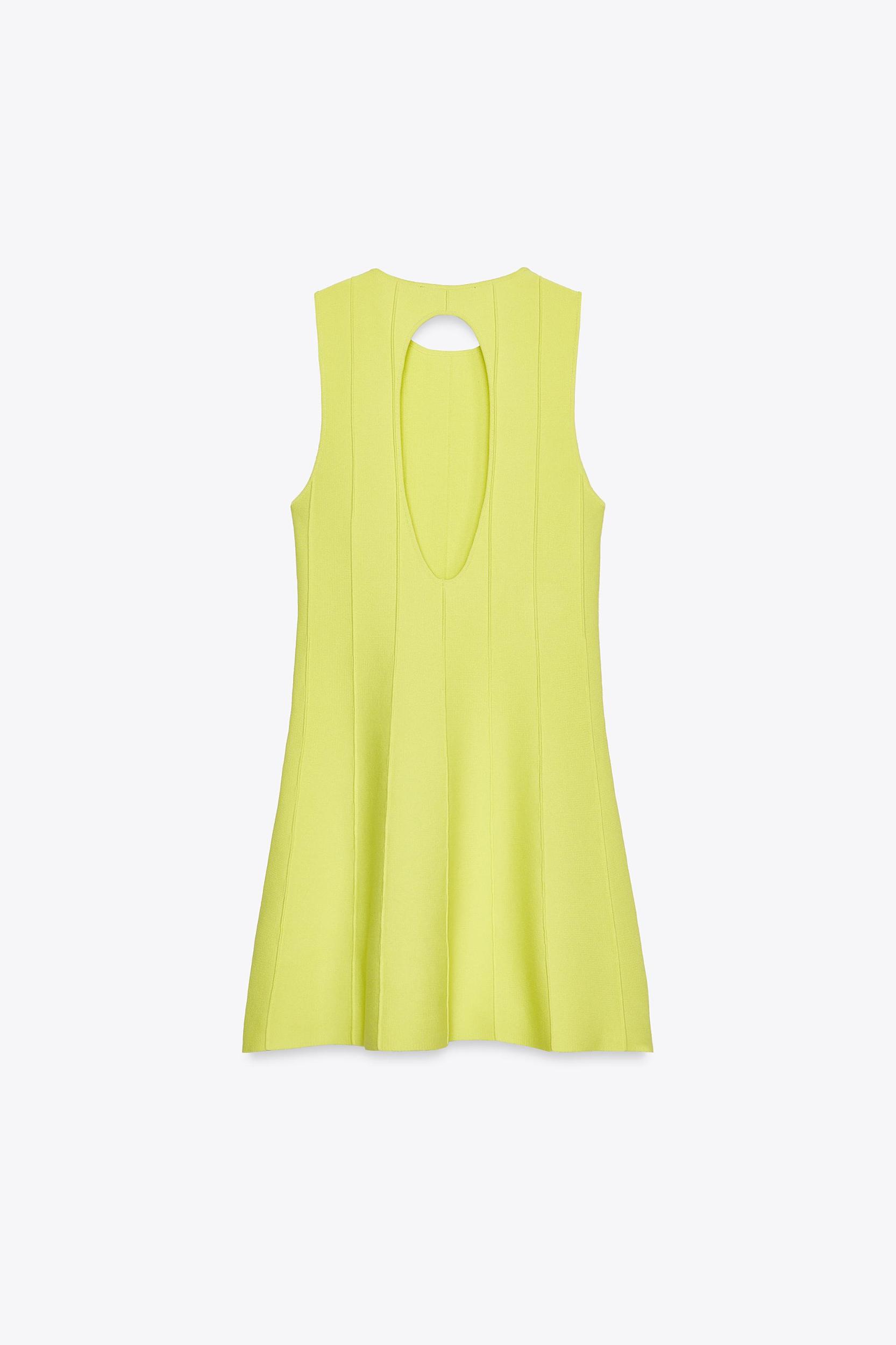 OPEN BACK KNIT DRESS Product Image