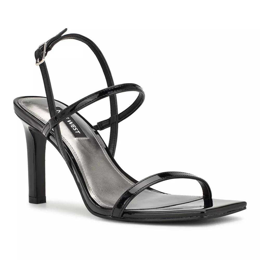 Nine West Olah Women's Heeled Dress Sandals, Size: 7, Black Patent Product Image