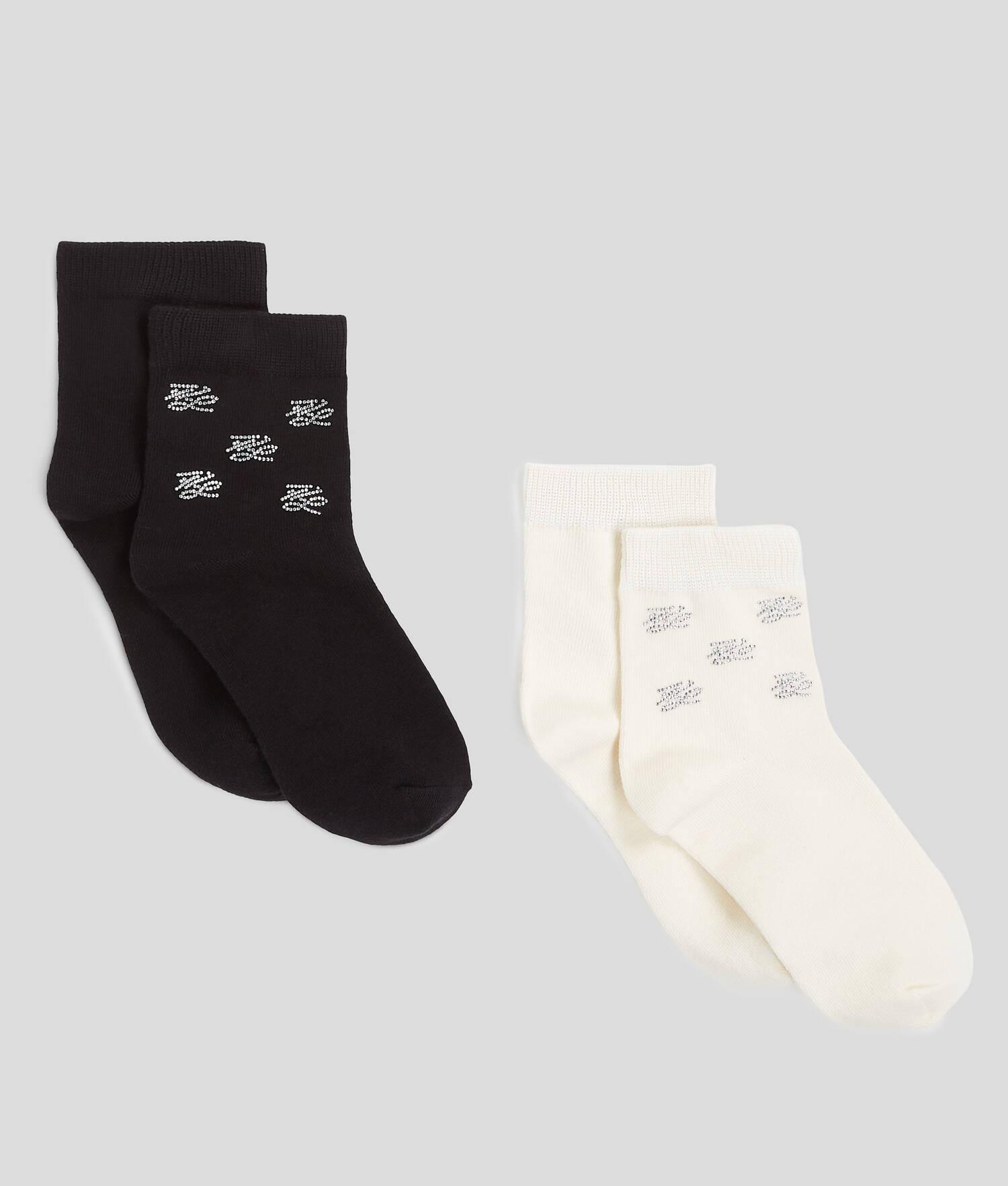 K/AUTOGRAPH RHINESTONE SOCKS – 2-PACK Product Image