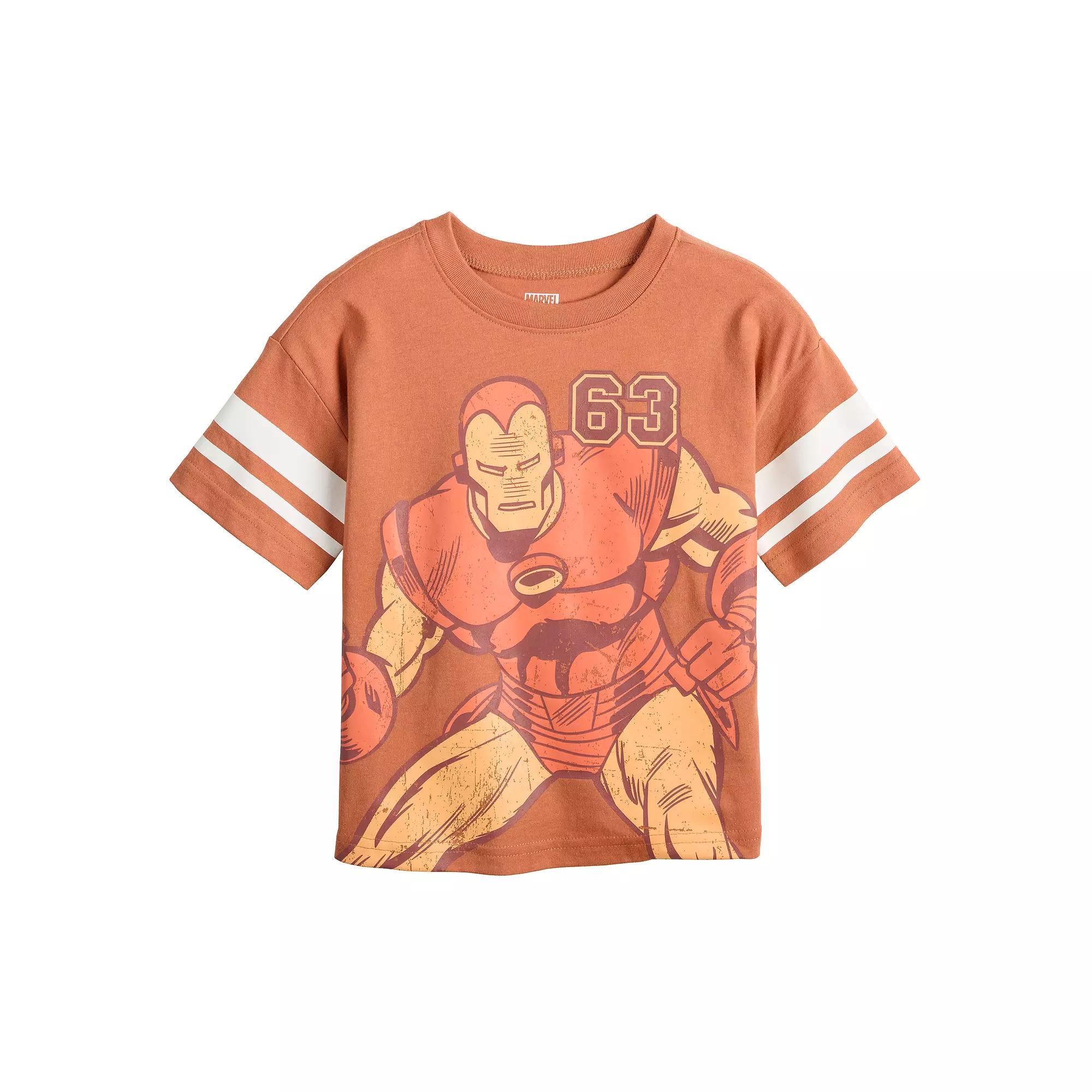 Baby & Toddler Boy Jumping Beans® Marvel Iron Man Relaxed Varsity Graphic Tee, Toddler Boy's,  Product Image