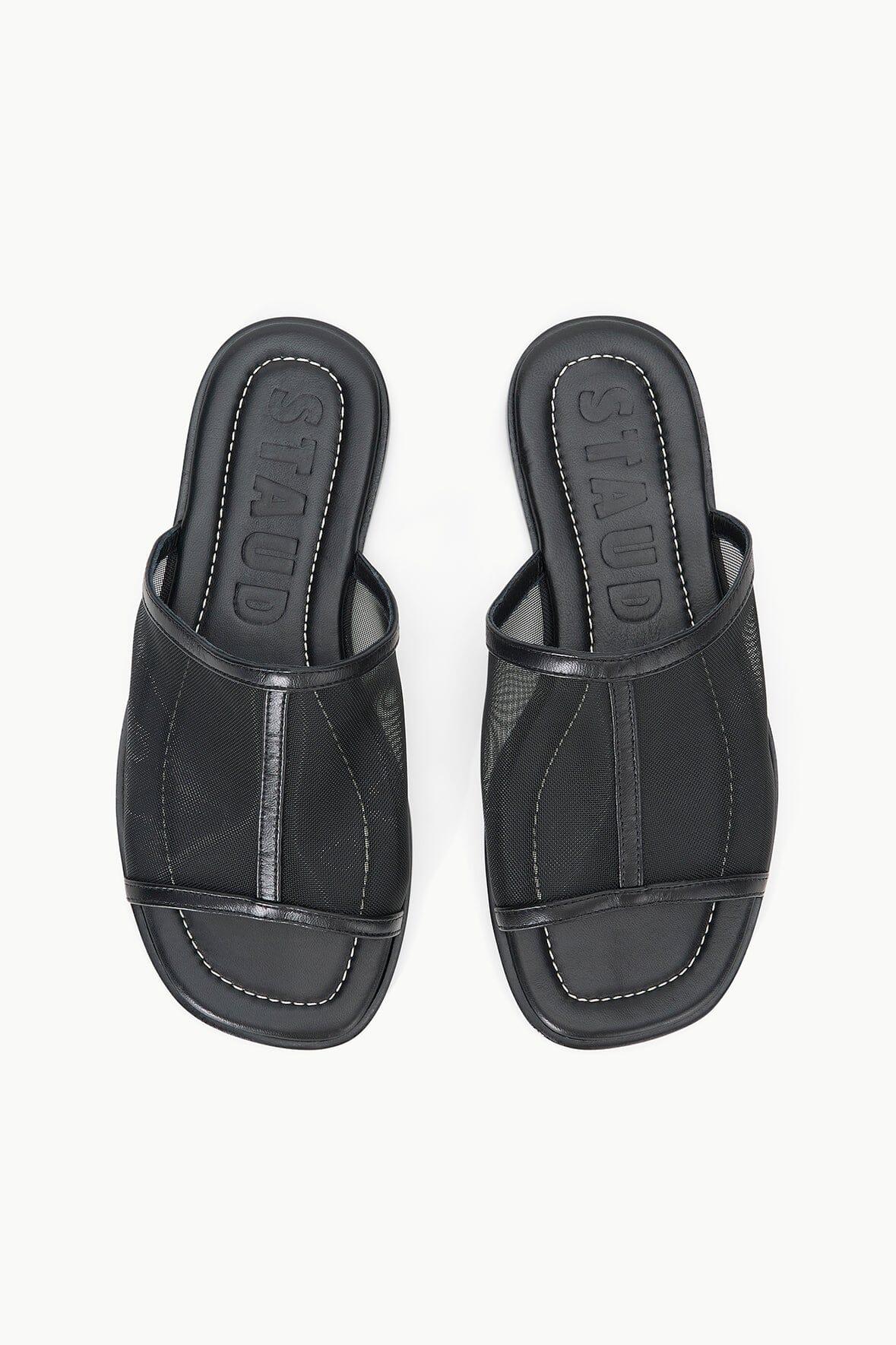ALESSANDRA SANDAL | BLACK MESH Product Image