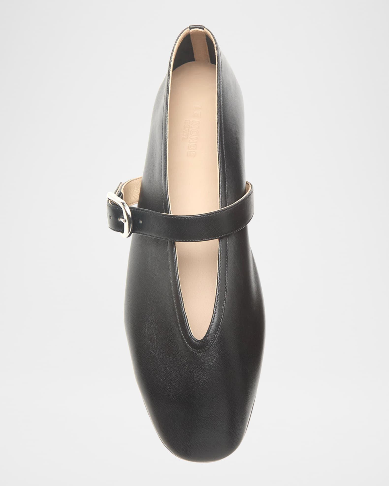 Stella Leather Ballerina Flats Product Image