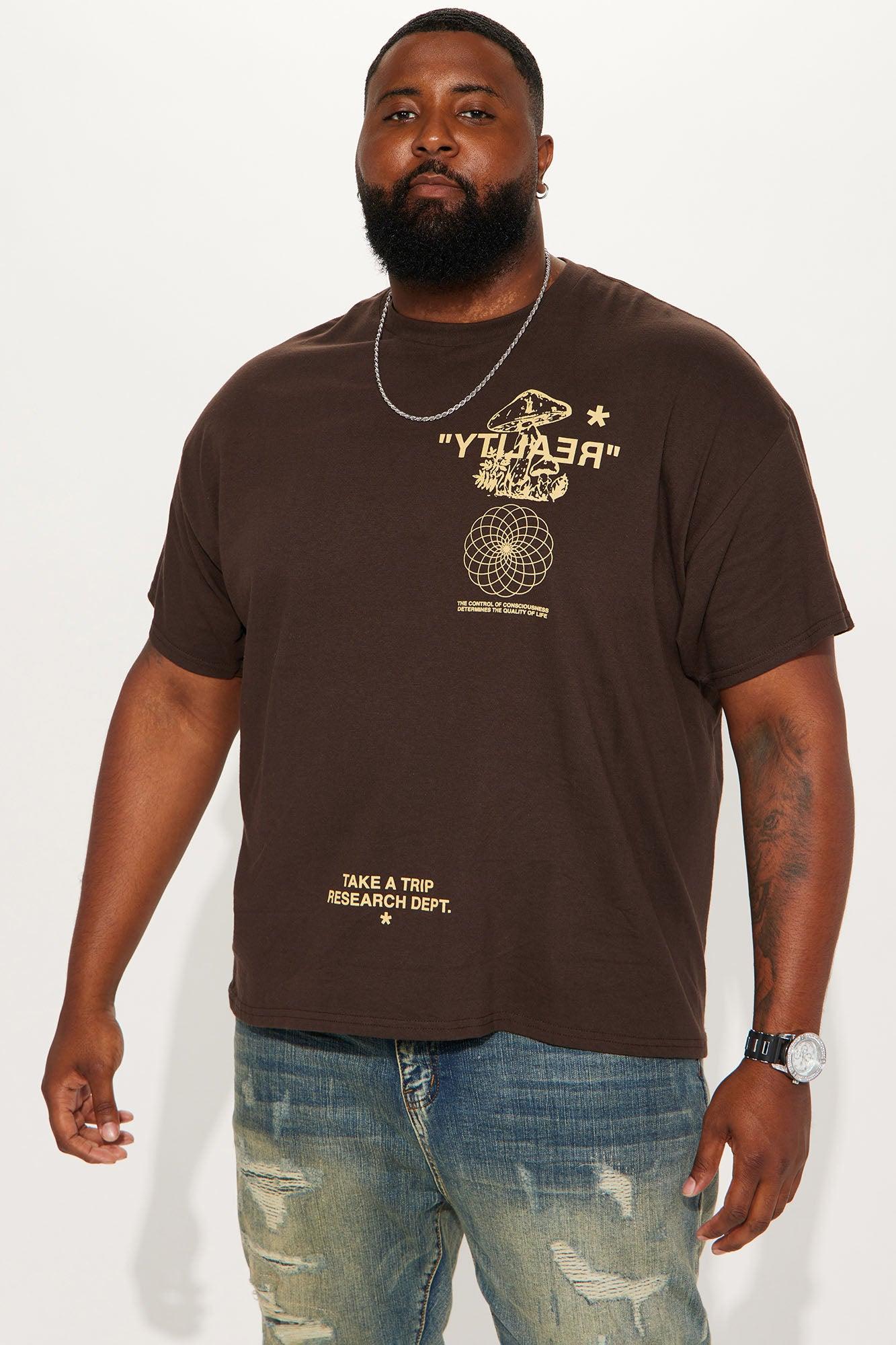Reality Short Sleeve Tee - Brown Product Image