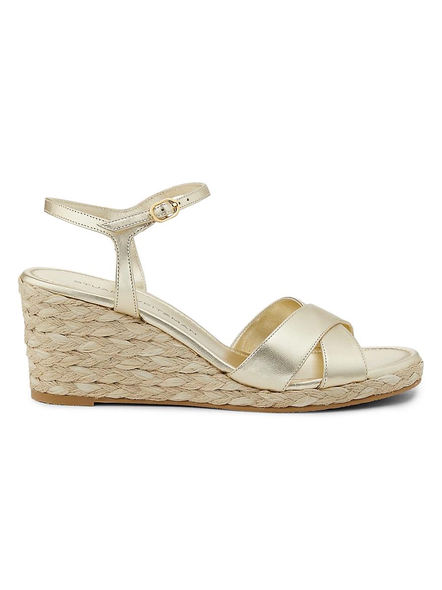 Stuart Weitzman Womens Dayna Espadrille Wedge Sandals Product Image