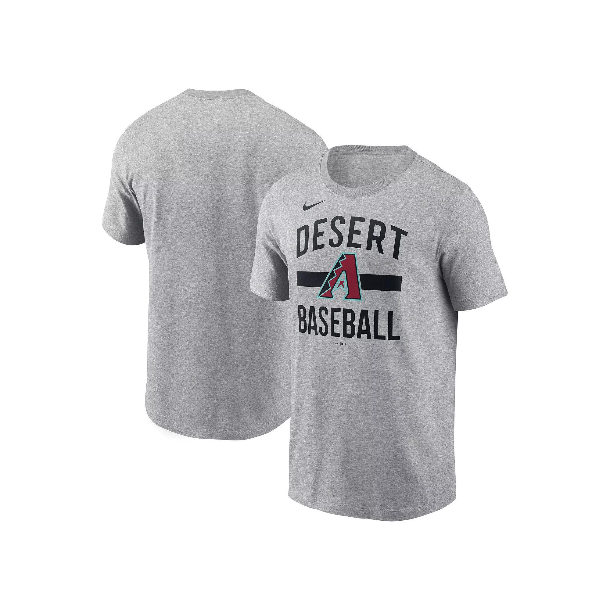 Men's Nike Heather Gray Arizona Diamondbacks Arched T-Shirt,  Product Image