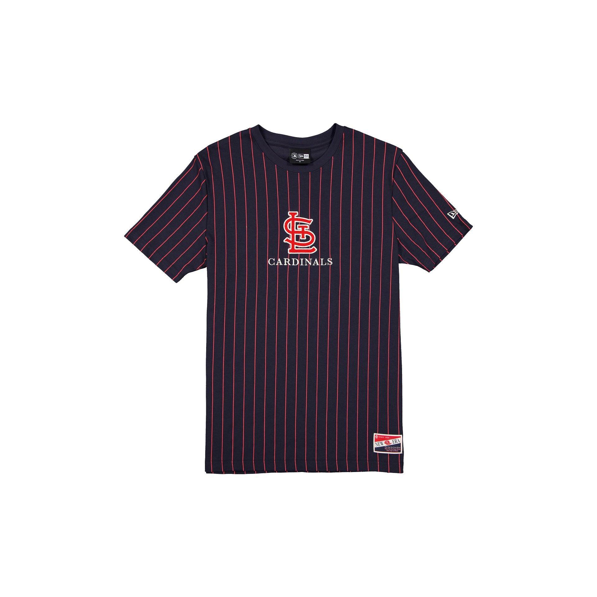 St. Louis Cardinals Throwback Pinstripe T-Shirt Male Product Image