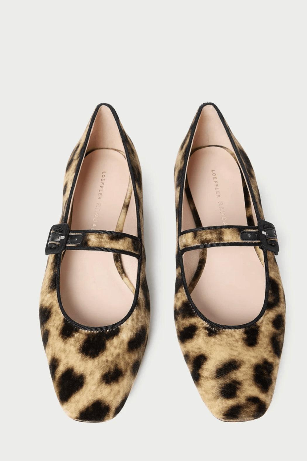 Leopard Velvet Mary-Jane Product Image