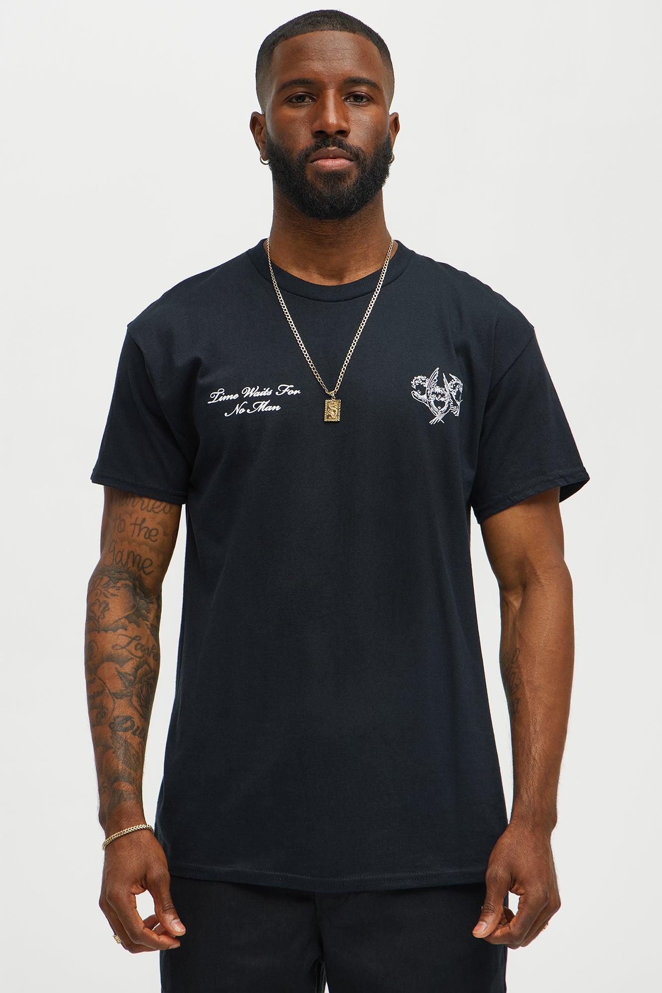 Here And Now Short Sleeve Tee - Black Male Product Image