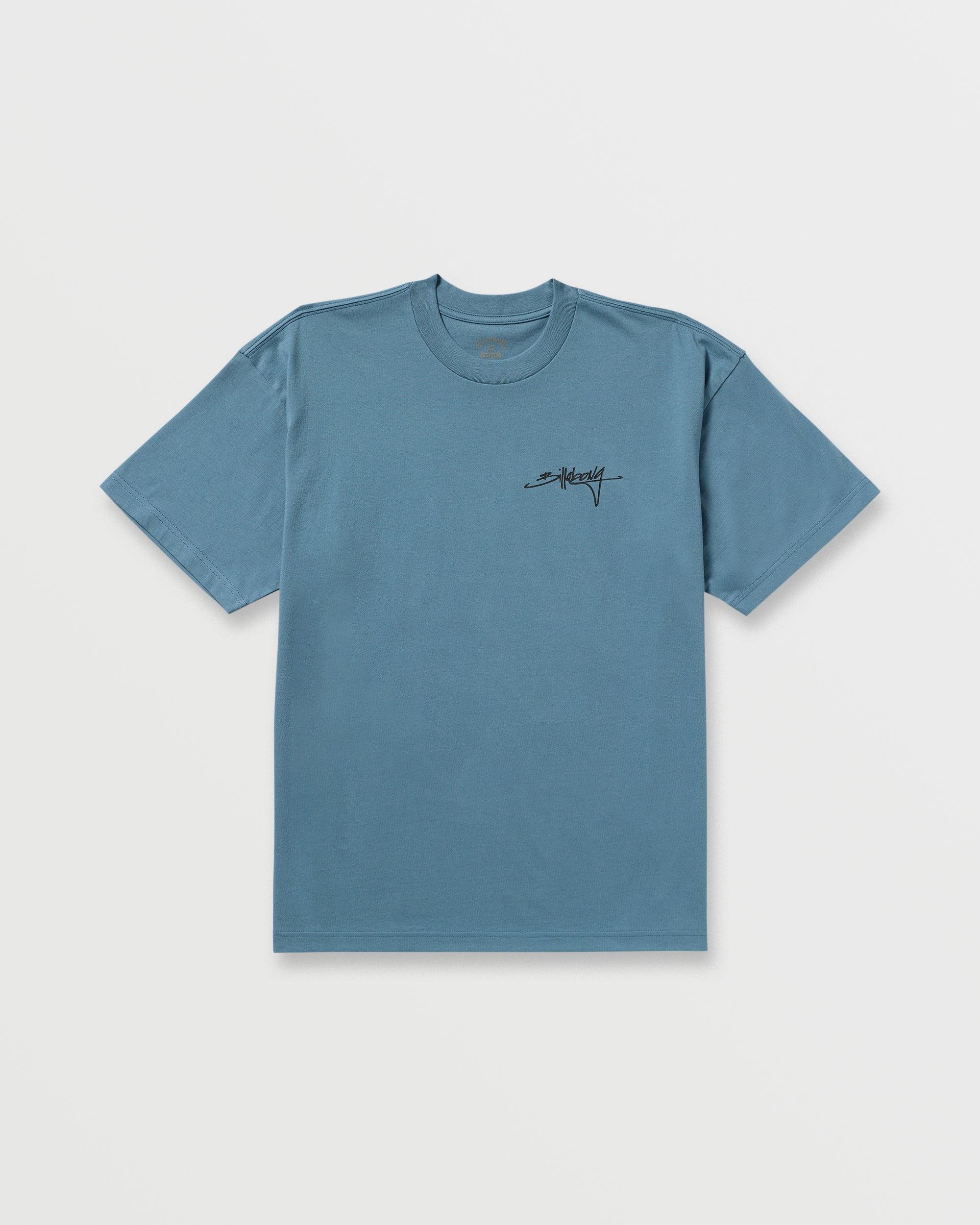 Bracket Script OG Tee - Carolina Blue Male Product Image