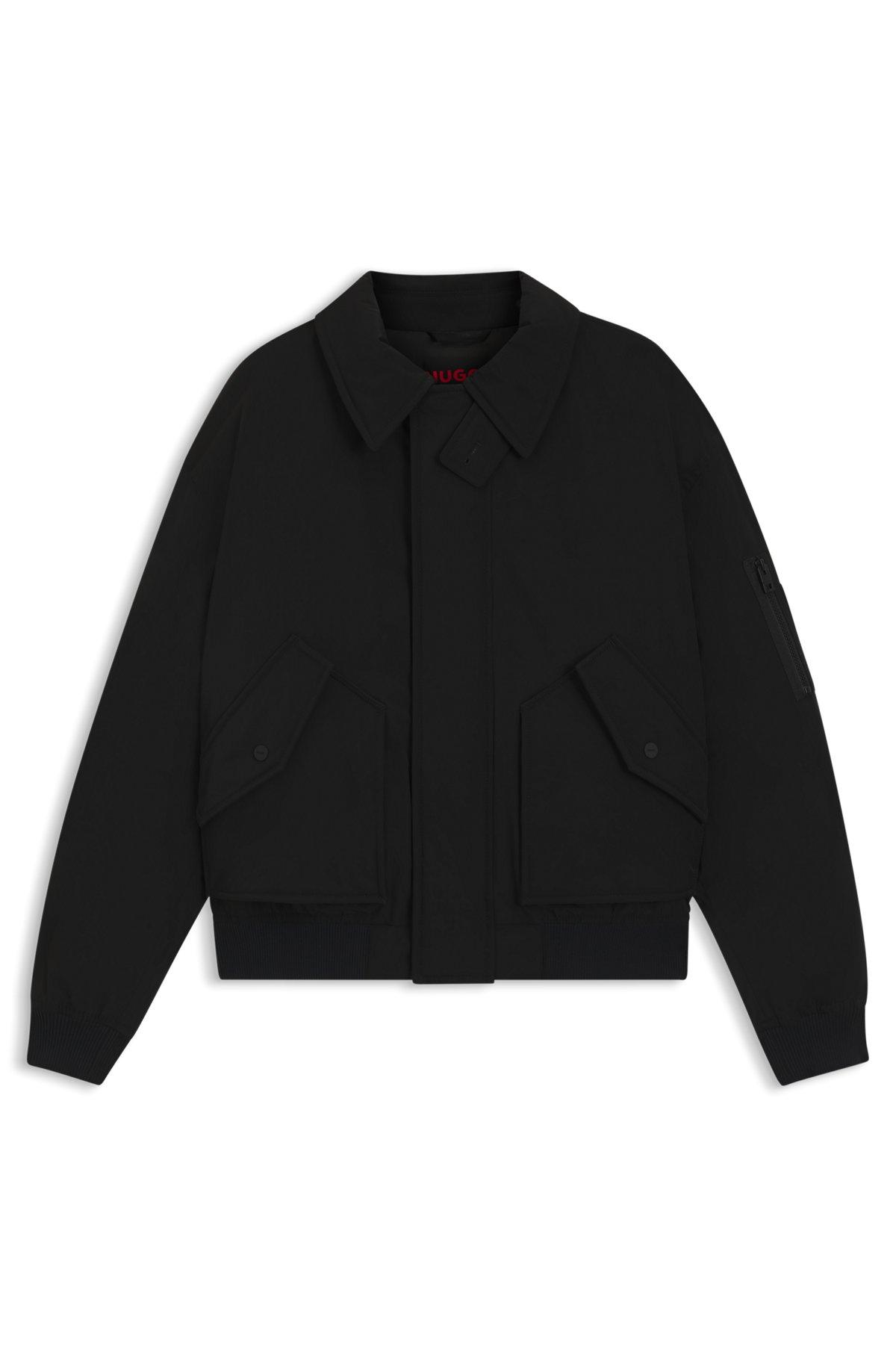 Regular-fit parka jacket in water-repellent fabric Product Image