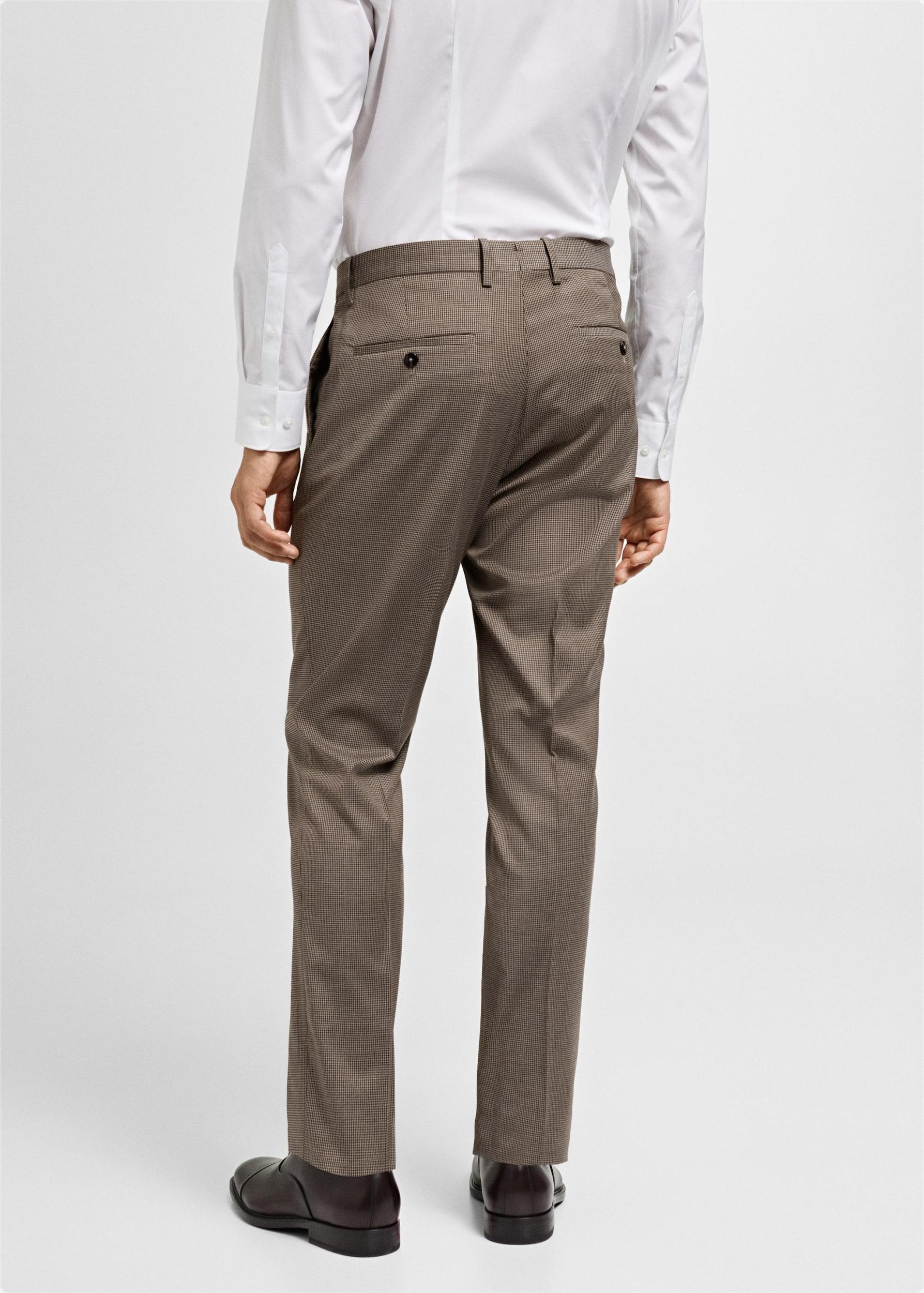 Herringbone super slim- fit suit pants - Men | MANGO USA Product Image