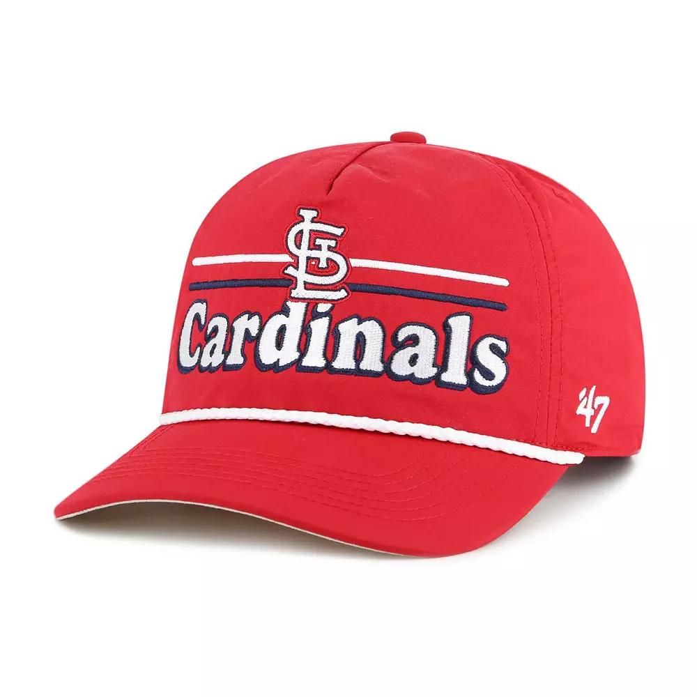 Men's '47 Red St. Louis Cardinals Campscape Hitch Adjustable Hat Product Image