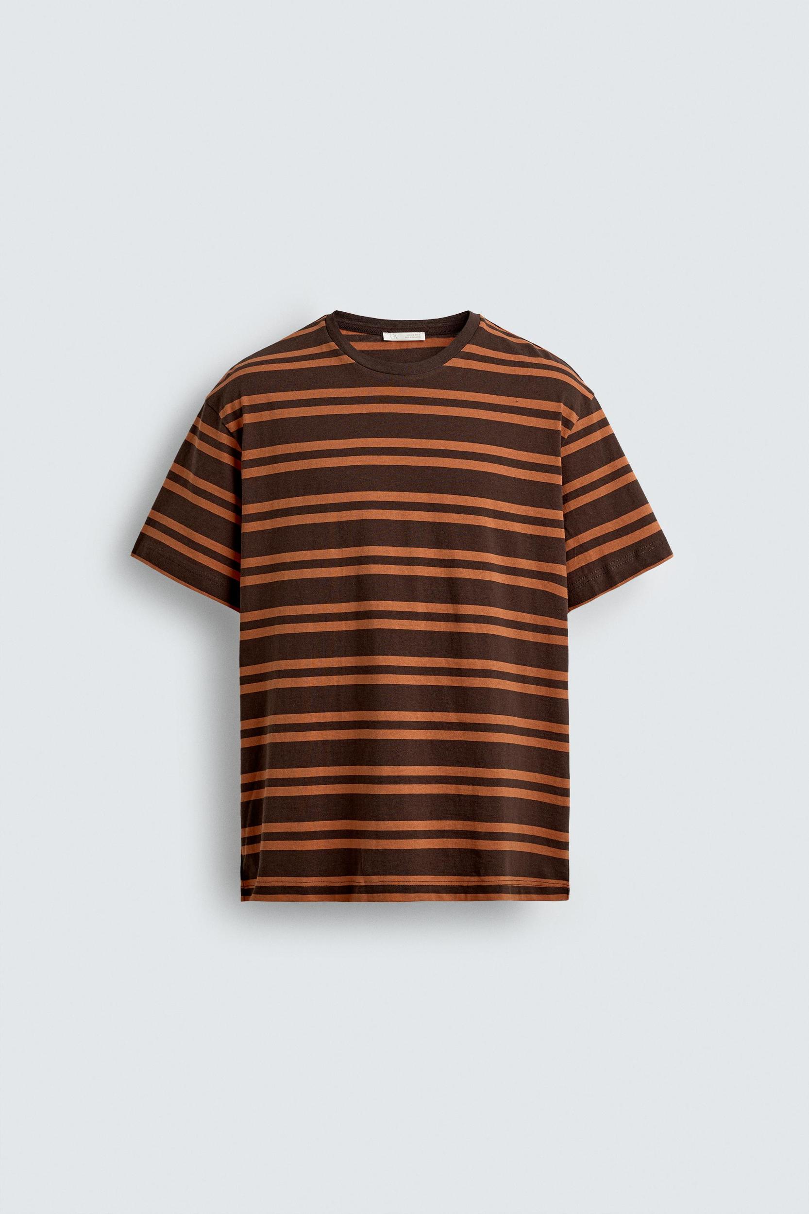 STRIPED JACQUARD T-SHIRT Product Image