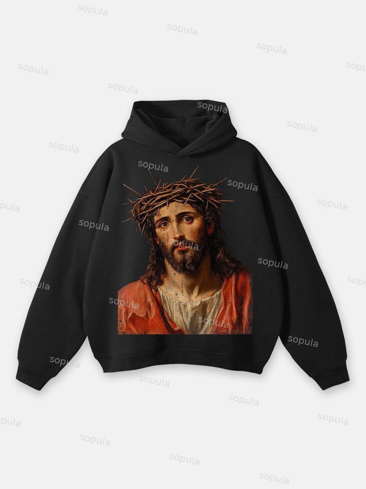 Sopula All We Need Is Love Graphic Print Hoodie Product Image