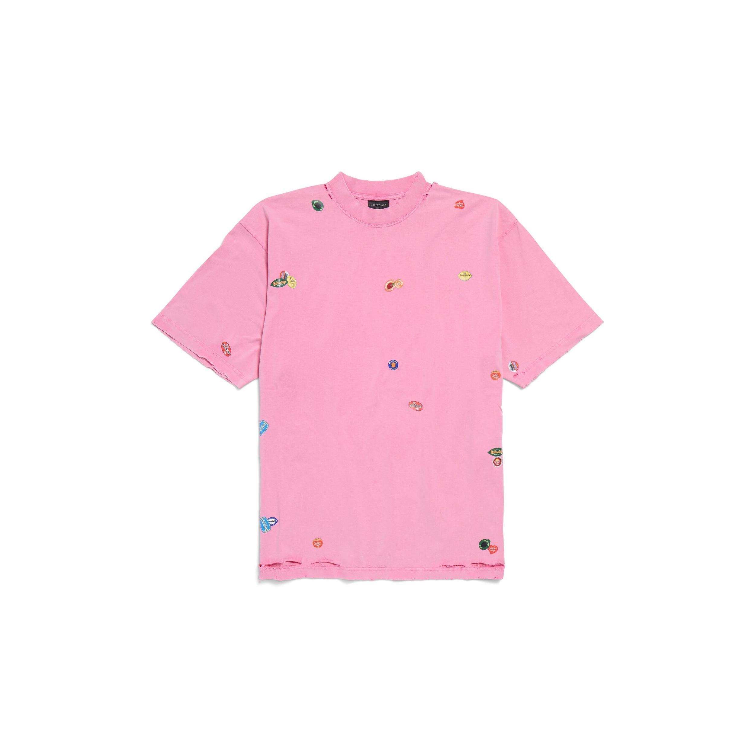 Women's Fruity T-shirt Medium Fit in Faded Pink Product Image