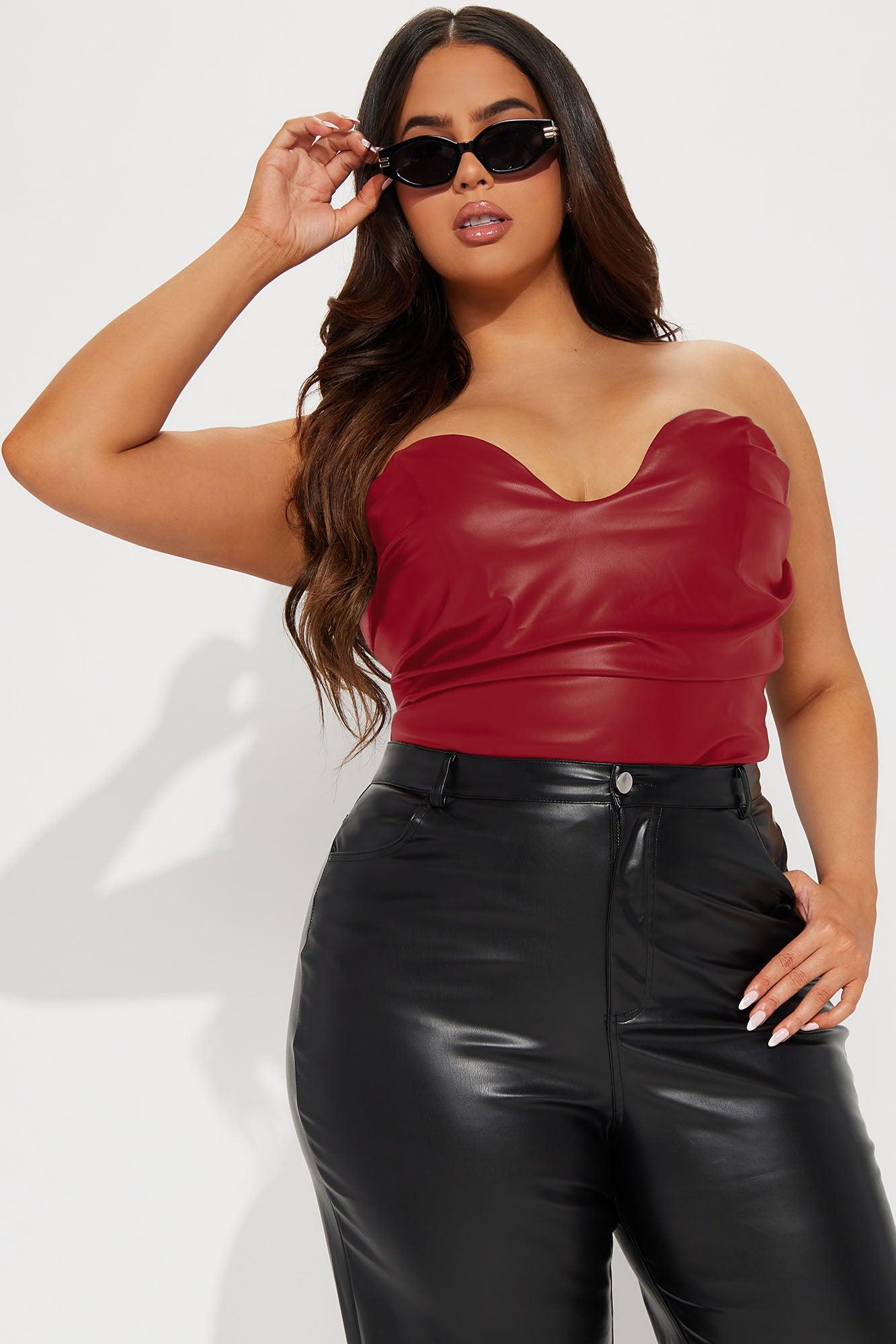 Like It Like That Bodysuit - Red Female Product Image