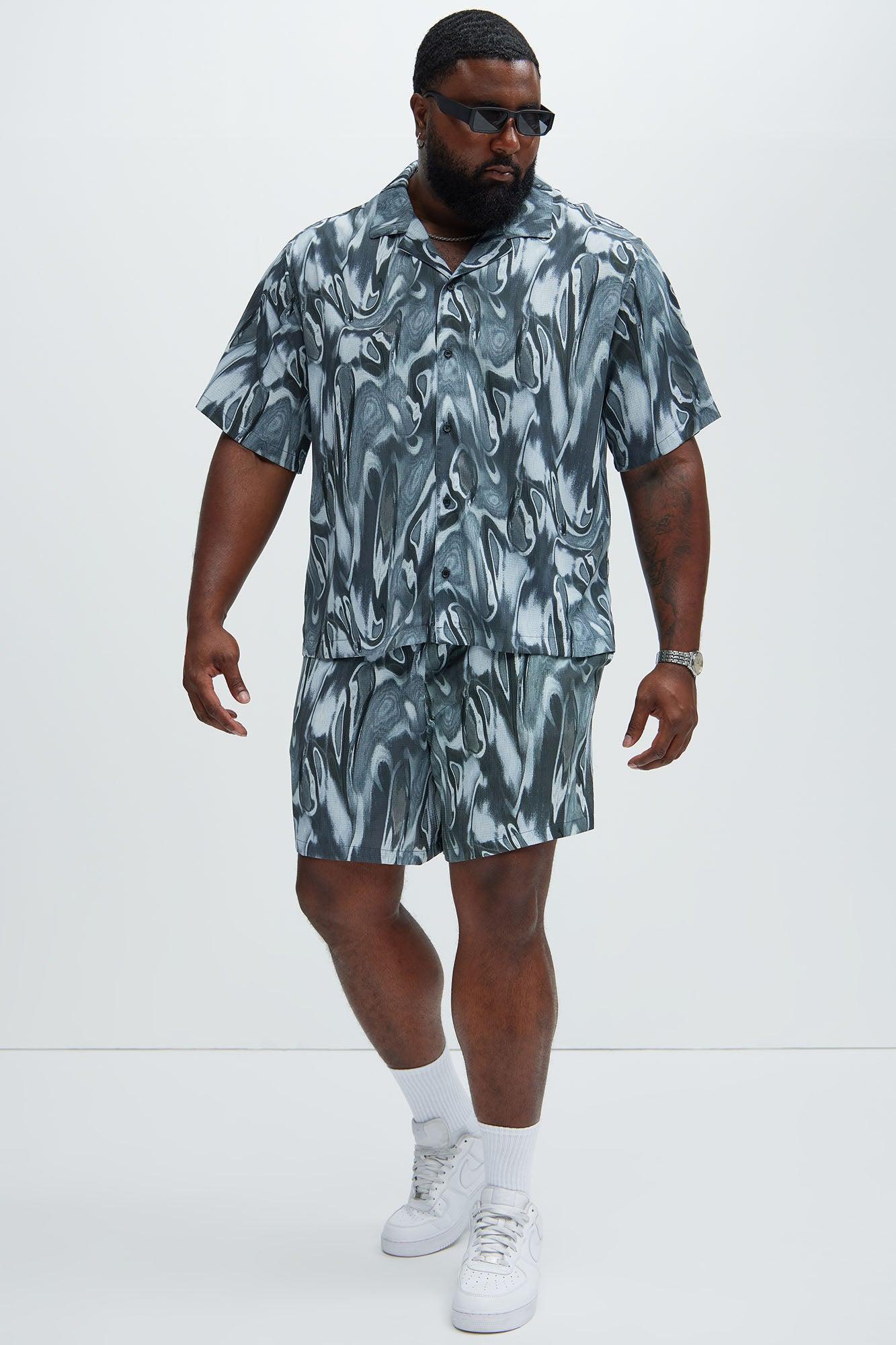 Midnight Oil Textured Shirt - Black/combo Product Image