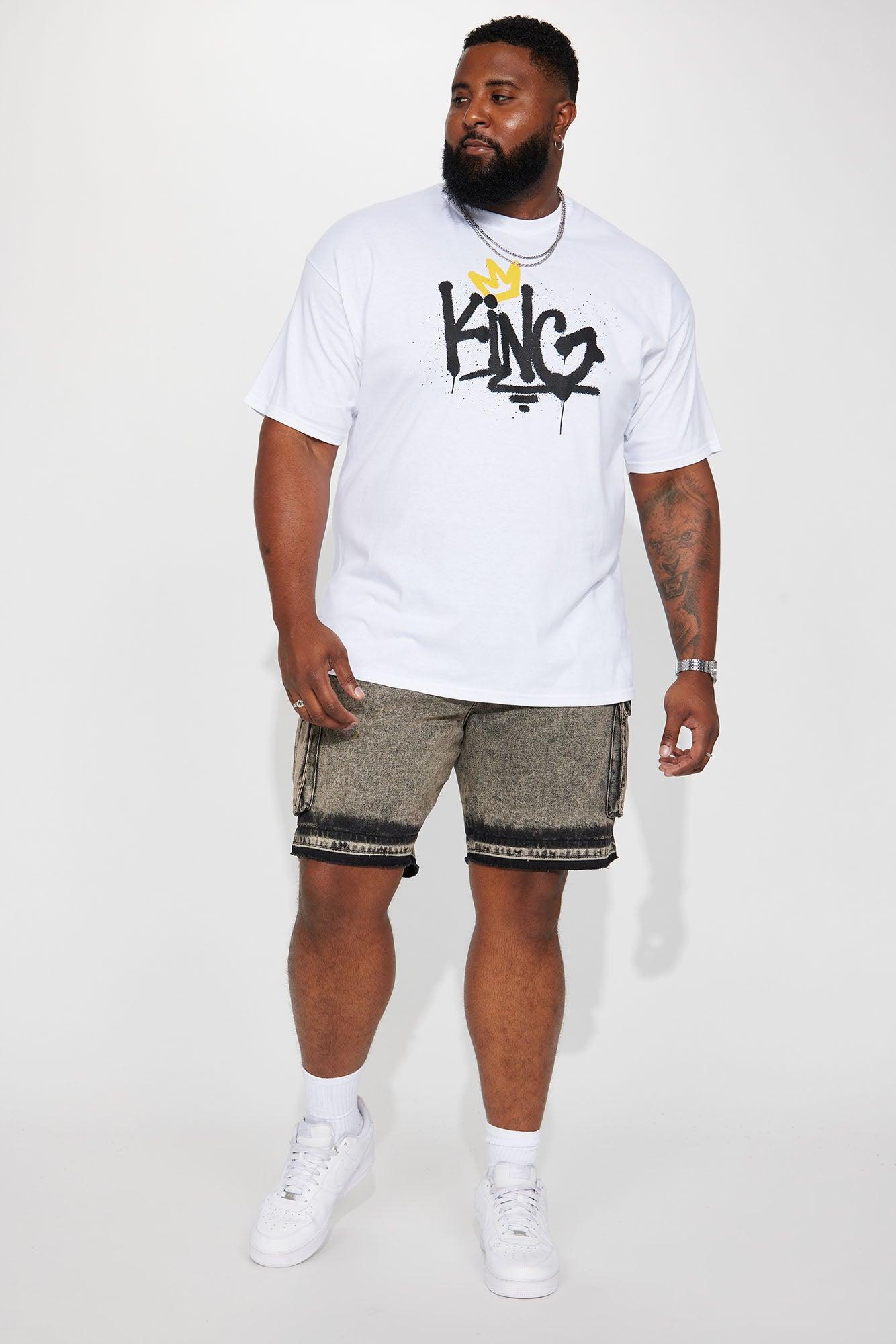 Drip King Short Sleeve Tee - White Product Image
