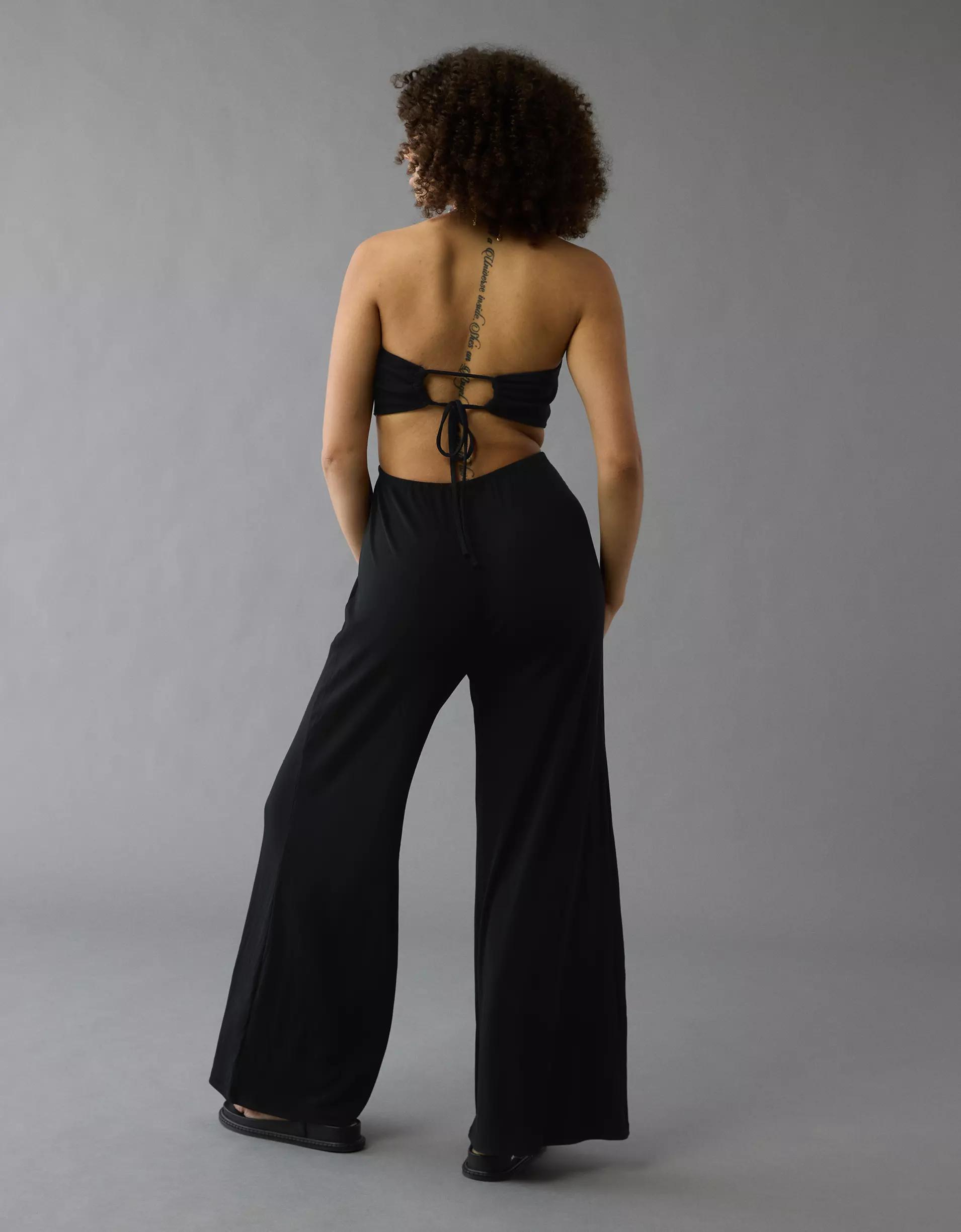 AE Strapless Tie Back Jumpsuit Product Image