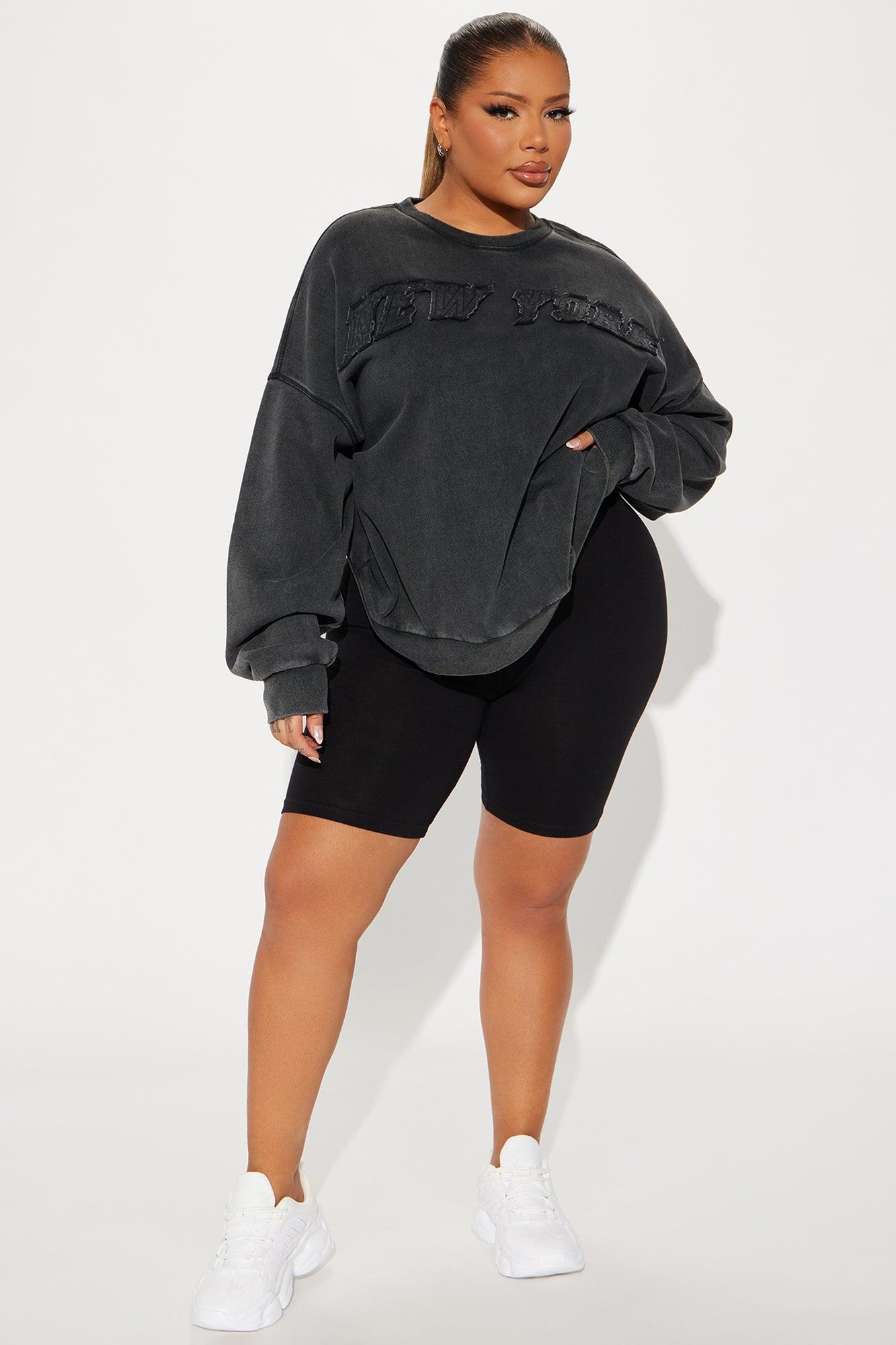 Hustle Jungle New York Washed Sweatshirt - Black Wash Product Image